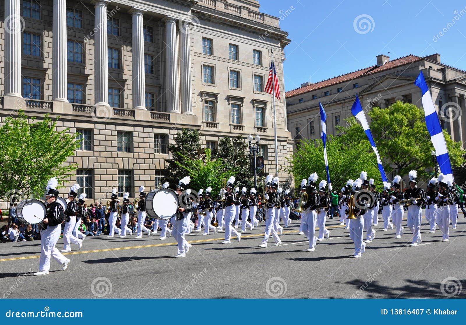 Marching band of Parade. editorial photography. Image of festival