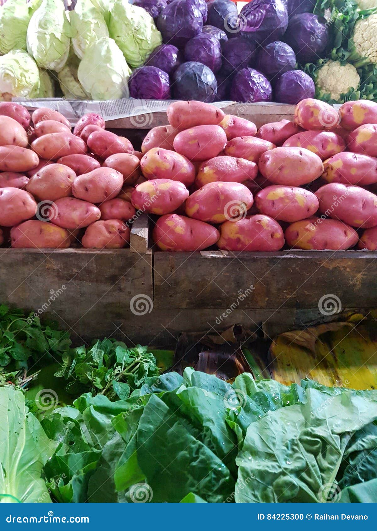 Légumes au marché