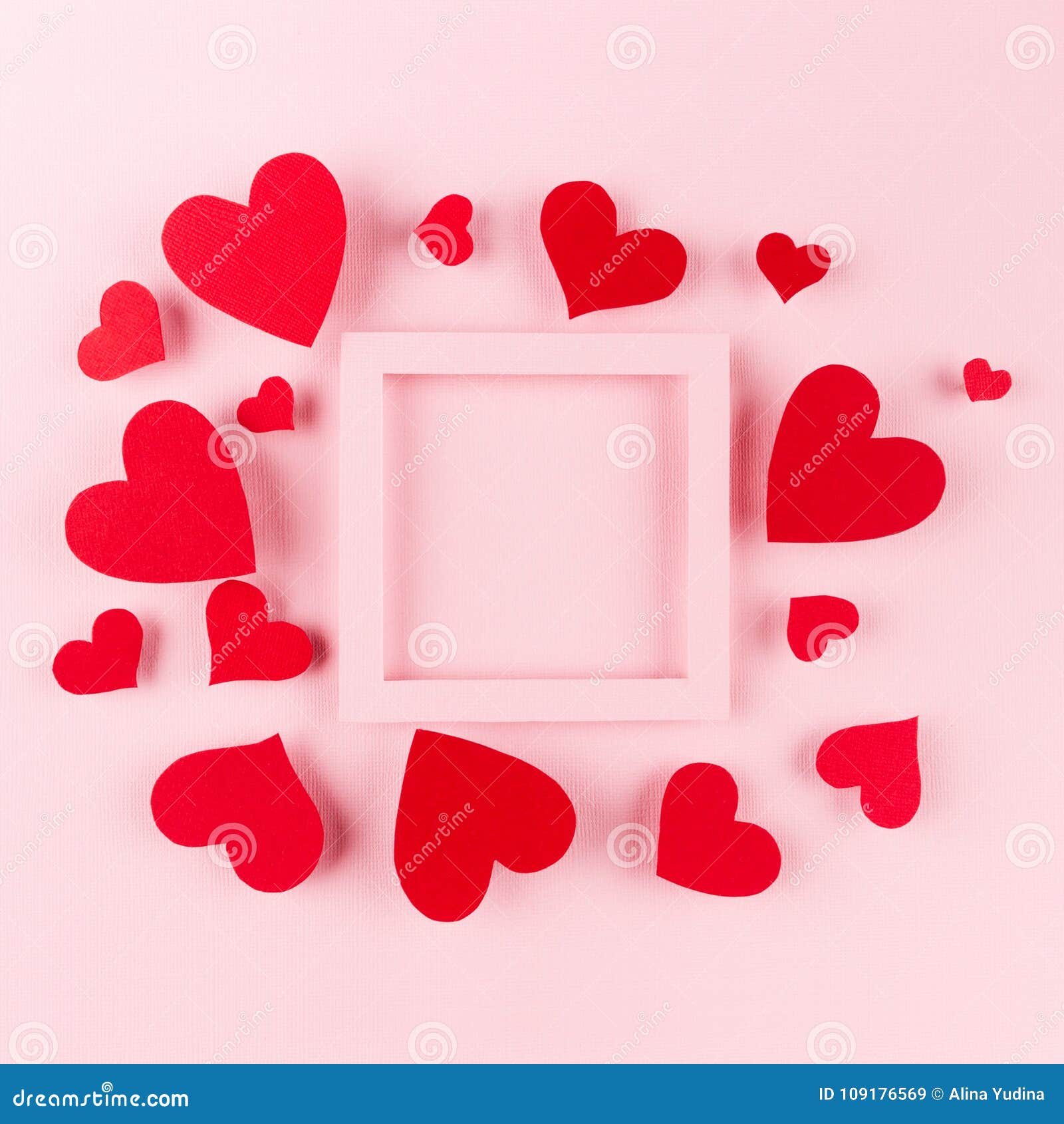 Decoración de San Valentín corazones de papel - Decoración de interiores