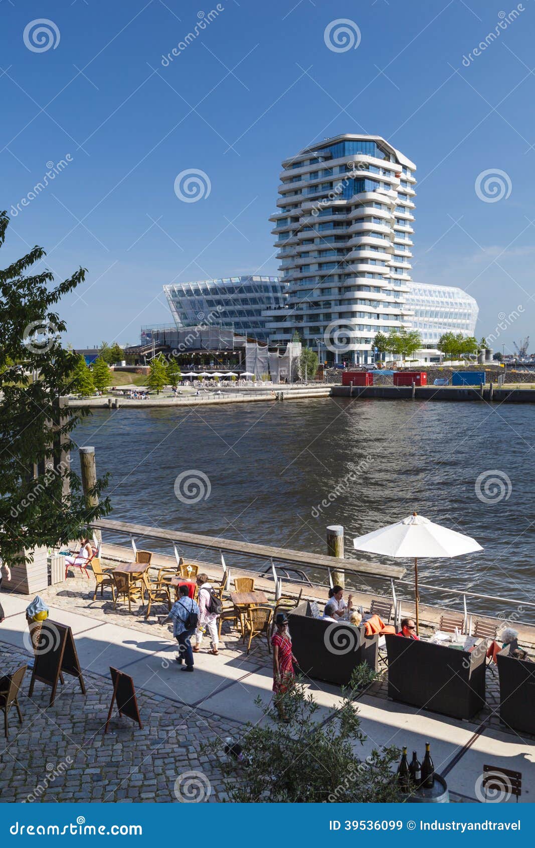 Marco Polo Tower In Hamburg Germany Editorial Editorial Stock Image