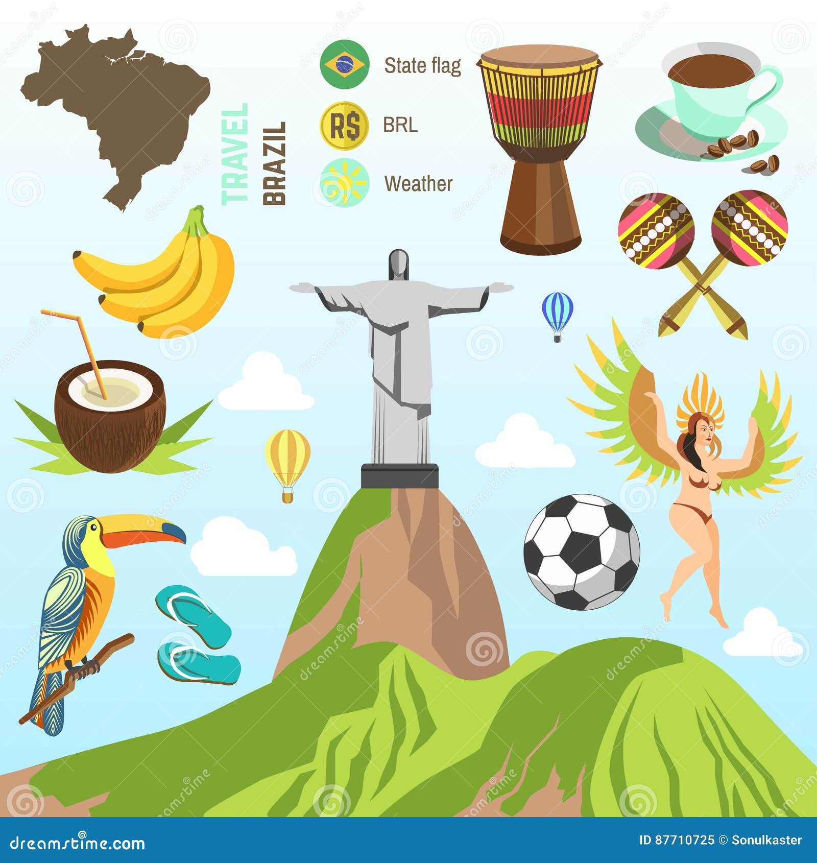 Brasil Simplificou Crachá De Mapa, Design Plano Moderno Royalty Free SVG,  Cliparts, Vetores, e Ilustrações Stock. Image 107463986