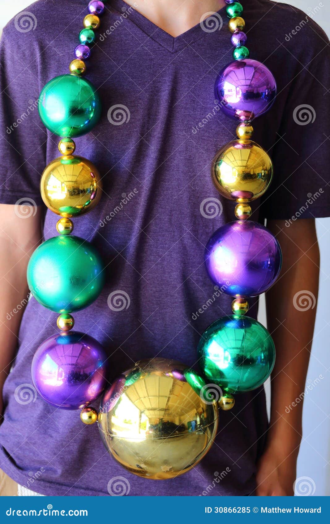 Mardi Gras Beads Royalty Free Stock Photo - Image: 30866285