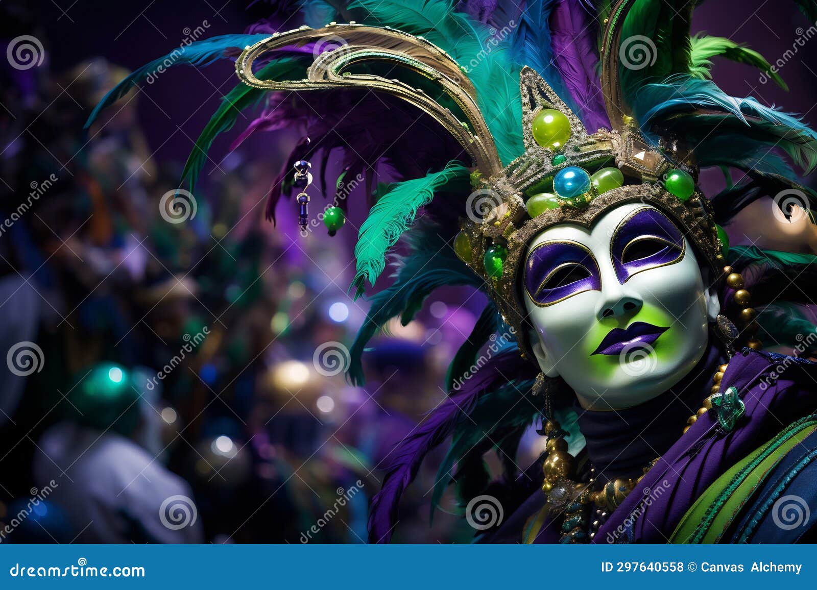 Mardi Gras Mask, Balloons and Sparkles Stock Photo Image of fleur
