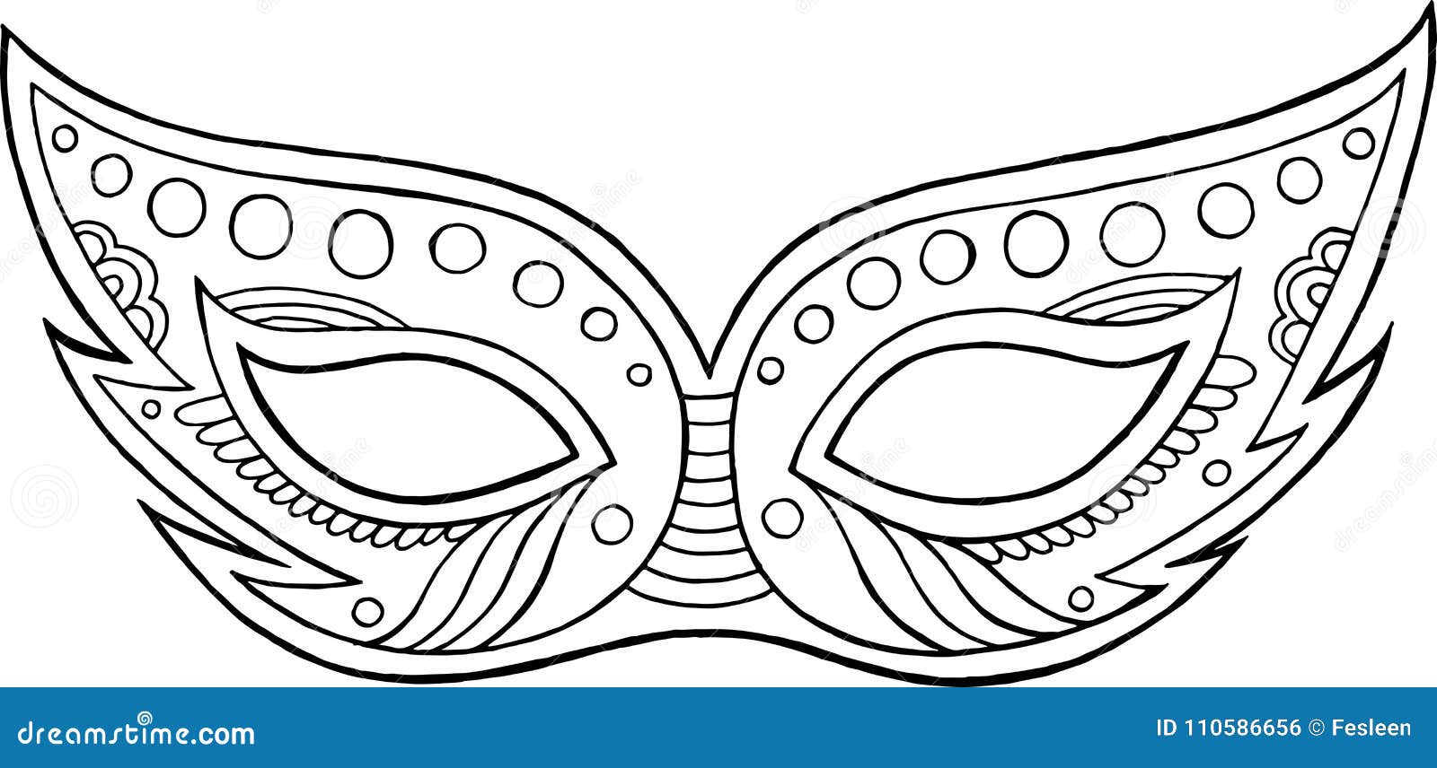 mardi-gras-mask-outline-isolated-element-coloring-page-for-ad-stock