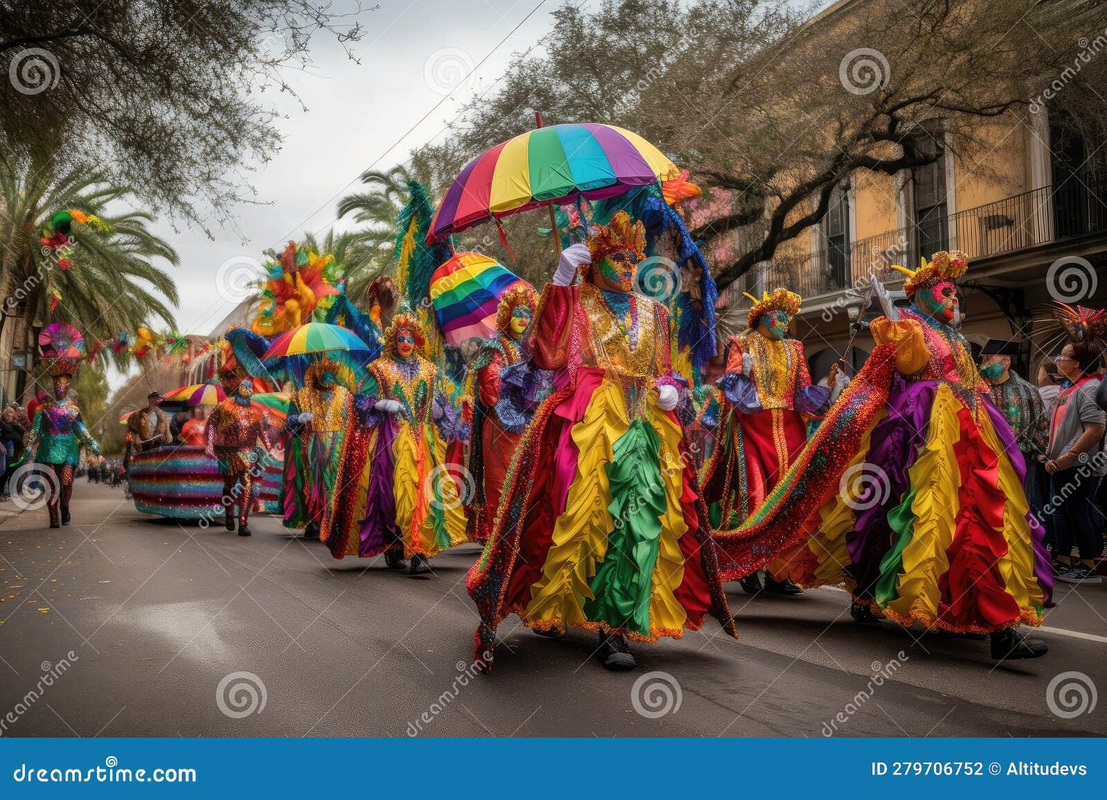mardi gras float costume