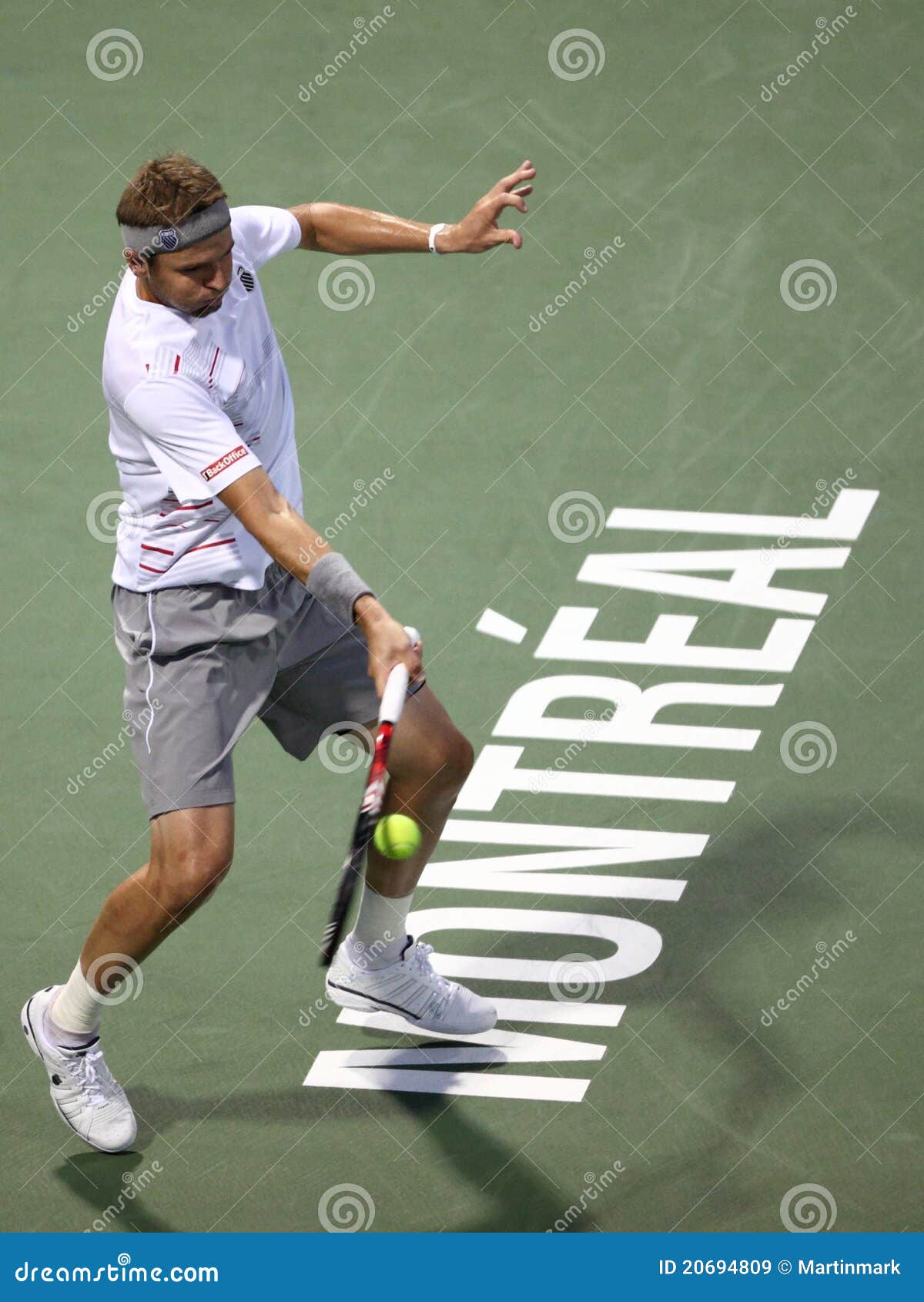Mardy Fish at Rogers Cup, Montreal, ATP Masters Editorial Stock Image