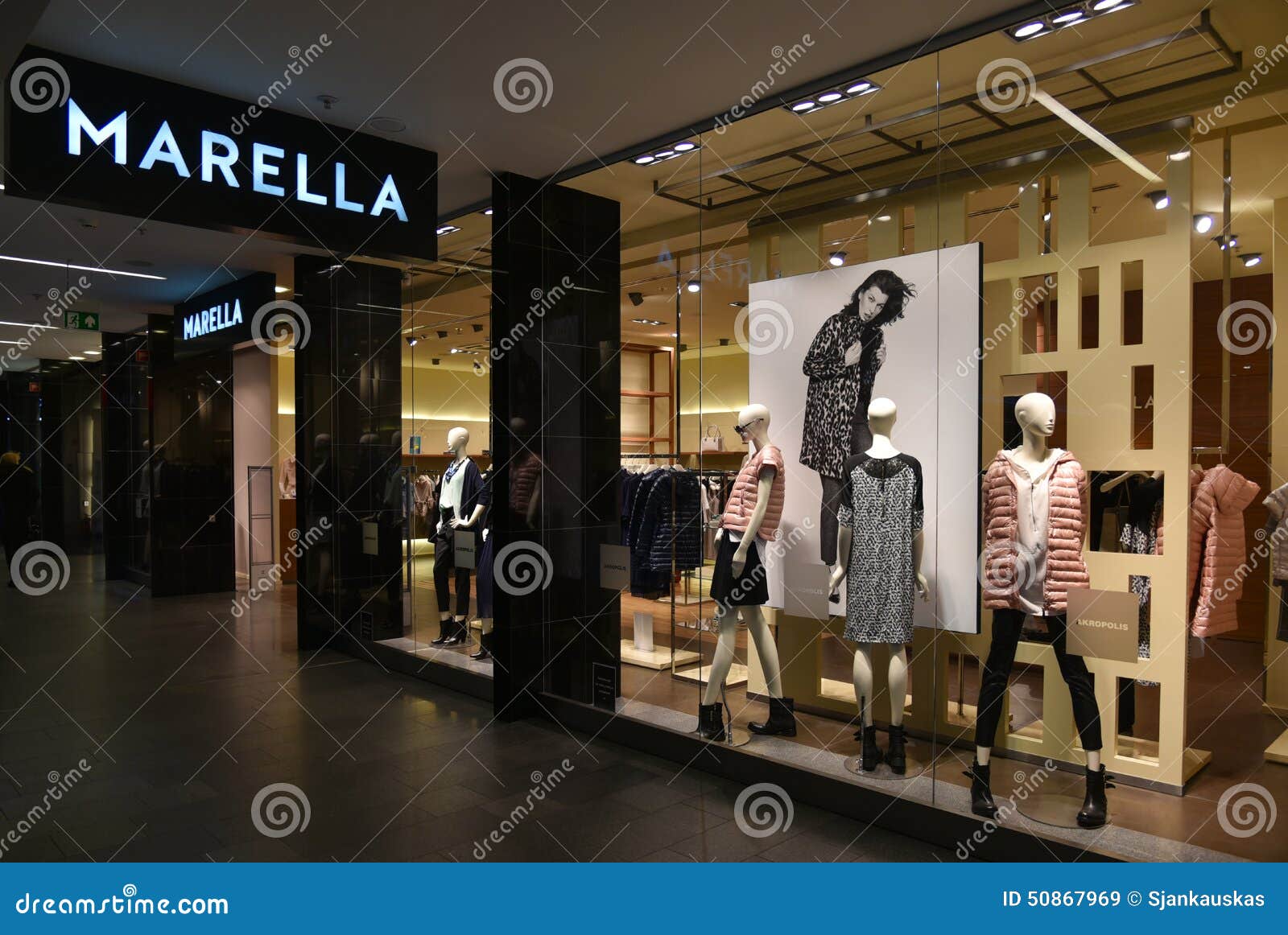 Marella brand store editorial stock image. Image of collection - 50867969