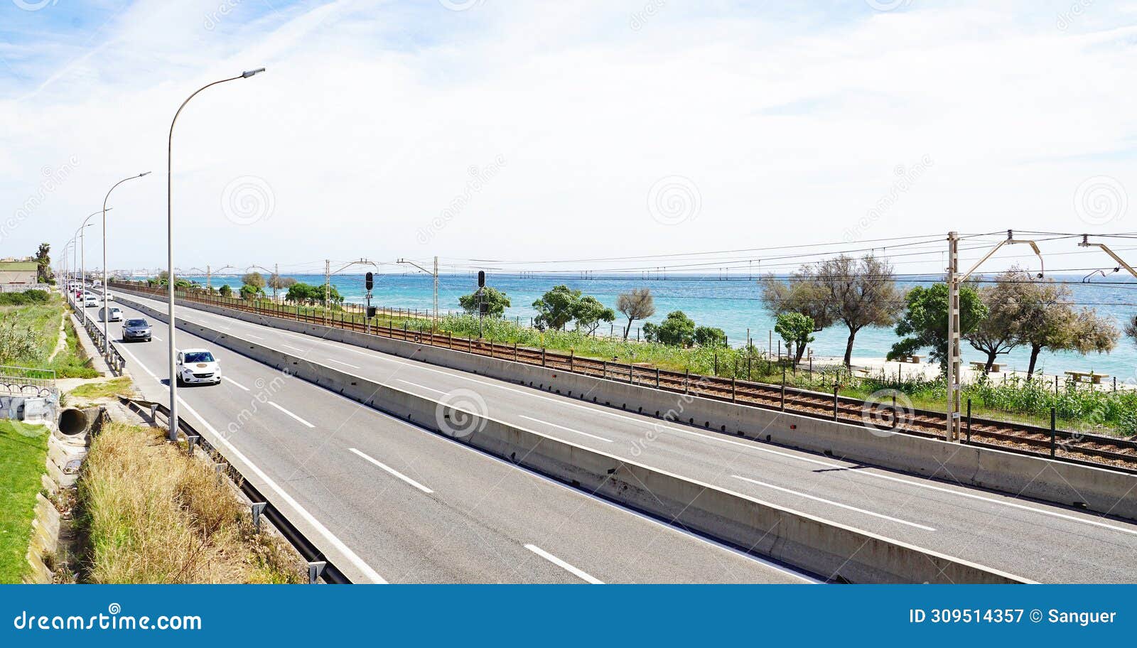 maresme coast in the province of barcelona