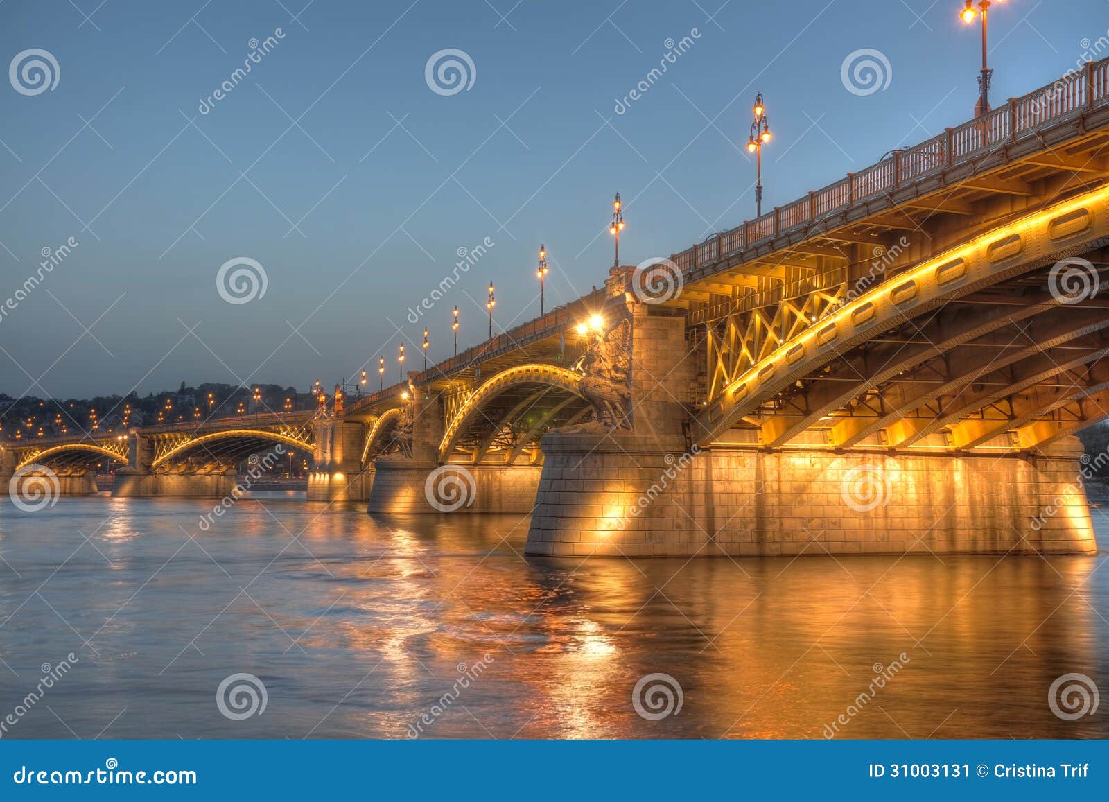 margaret bridge, budapest, hungary