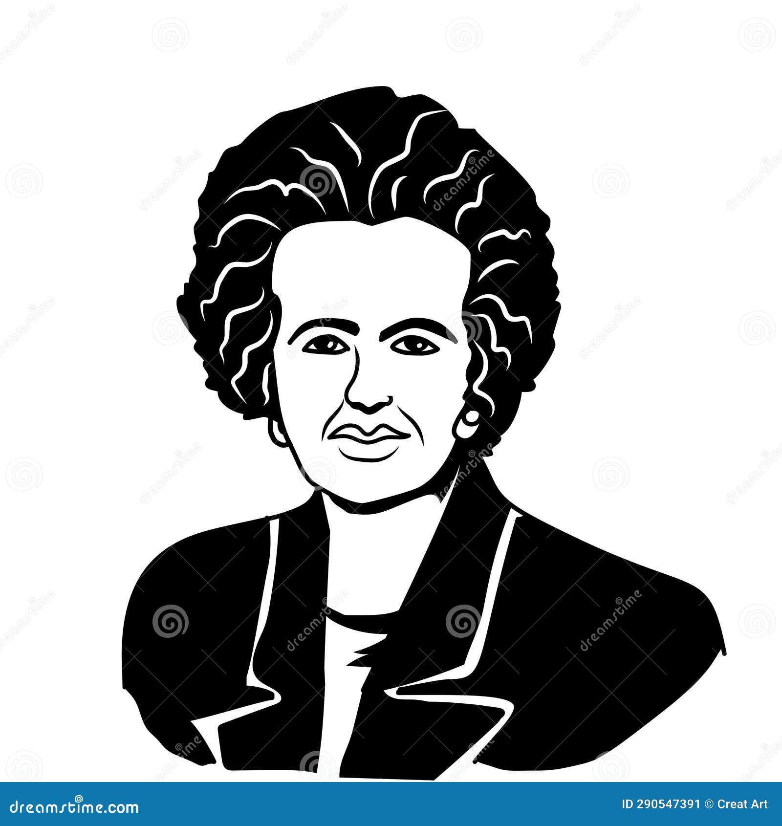 Margaret Thatcher Vector Portrait Stock Illustration - Illustration of ...
