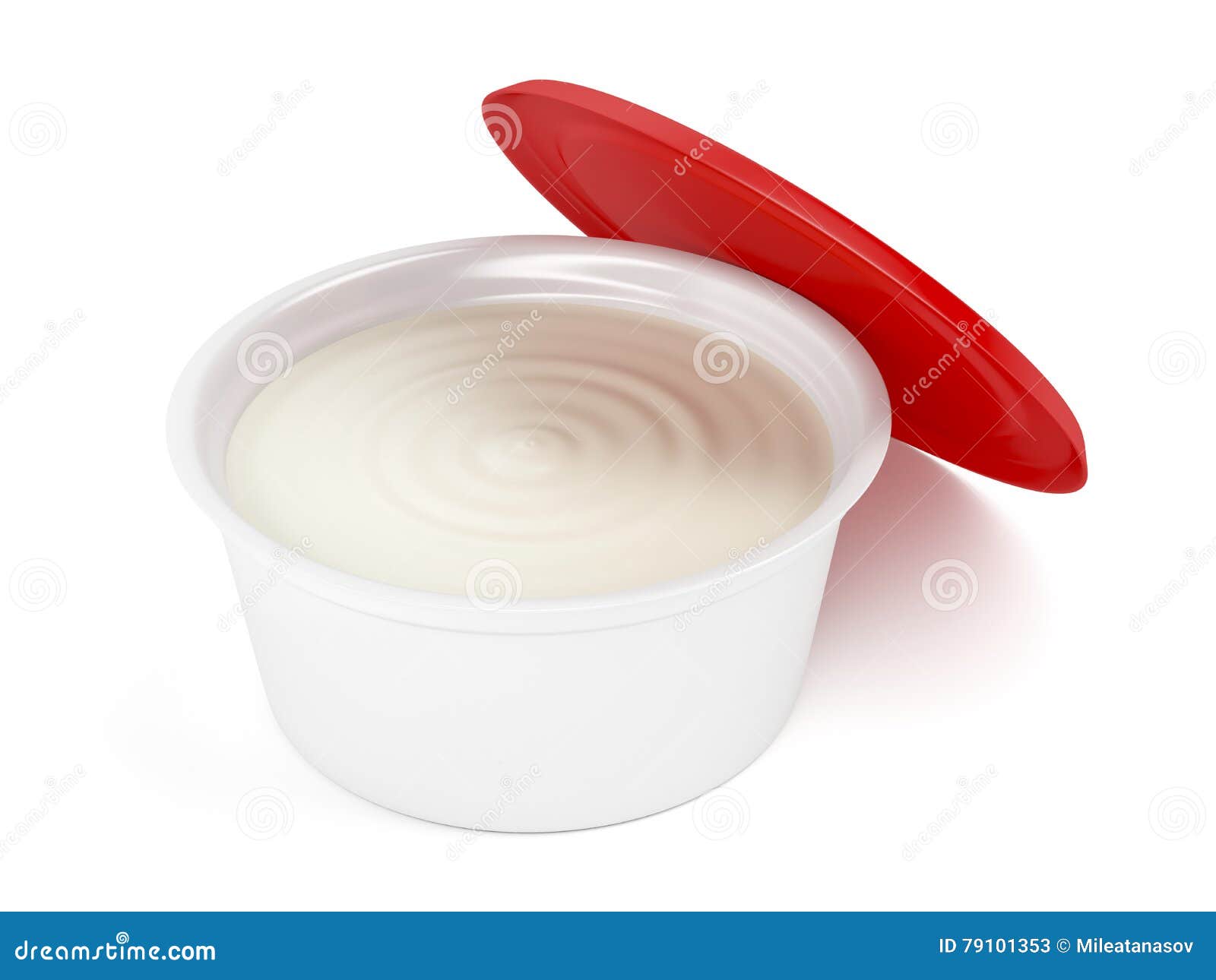 Margarine, Butter or Cream Cheese Stock Illustration Illustration of