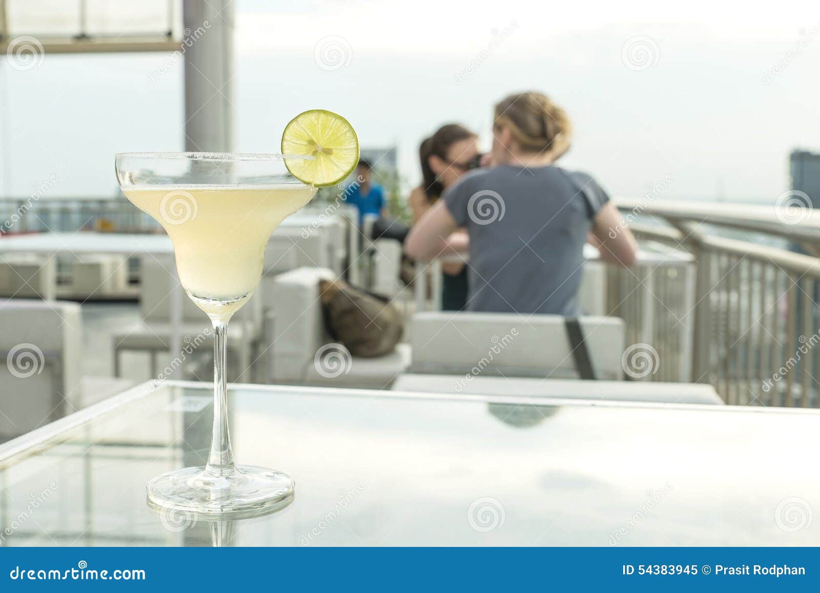 Margarita Cocktail on Table in Rooftop Bar Editorial Image Image of fresh, close 54383945