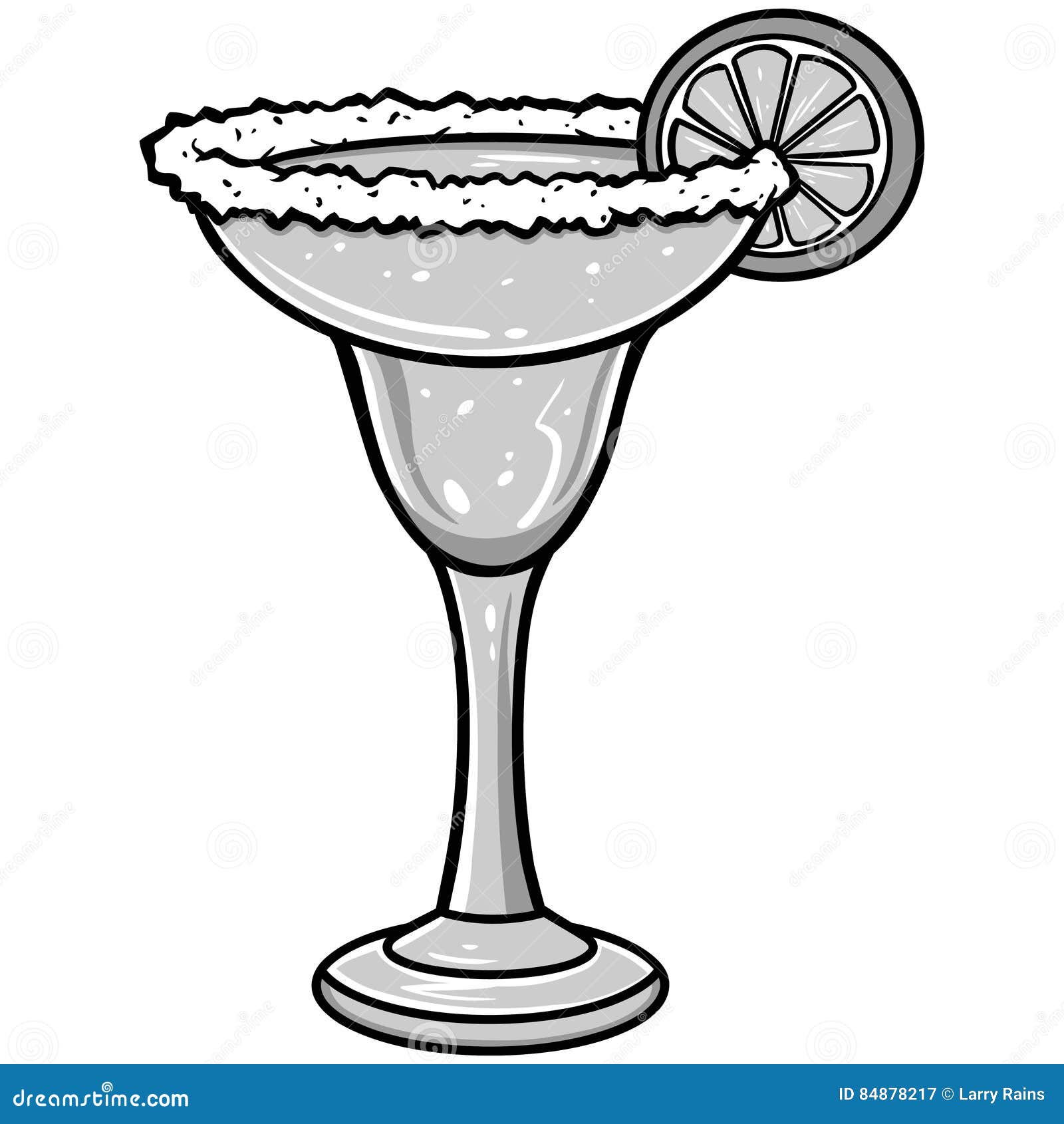 Margarita Illustration stock vector. Illustration of lime 84878217