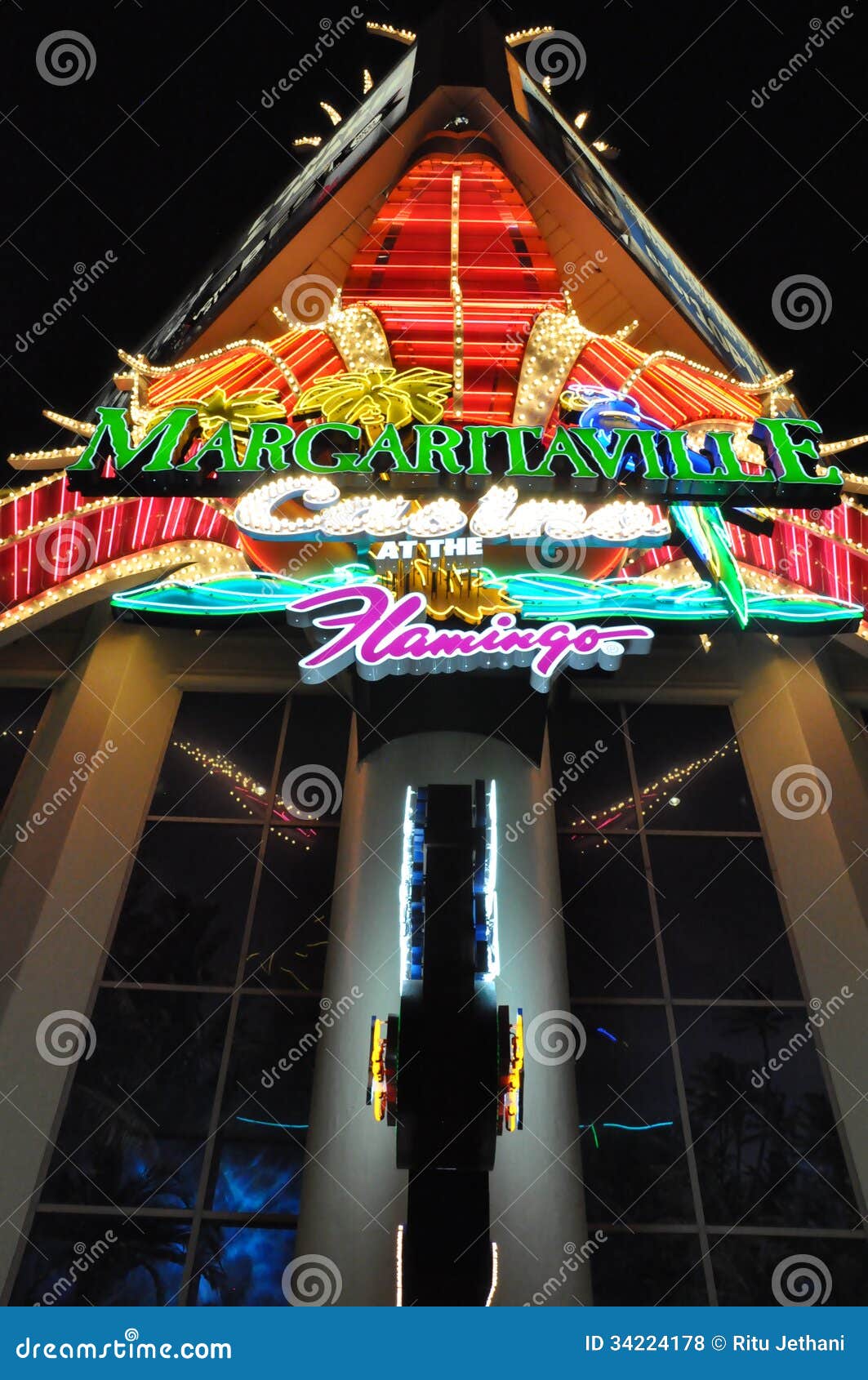 Margaritaville in Las Vegas Editorial Stock Photo Image of city, gold