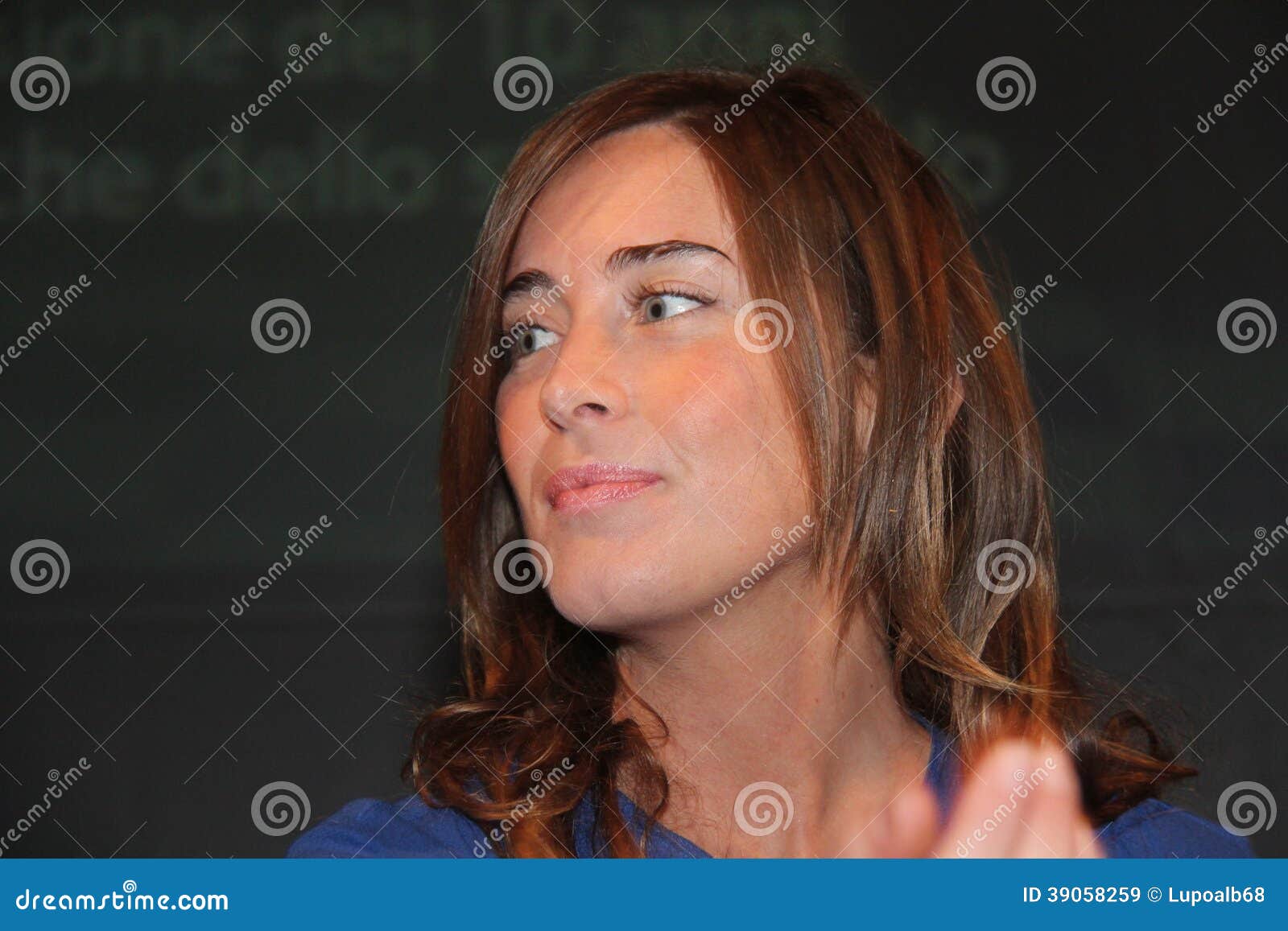 Maria Elena Boschi Redaktionelles Stockbild