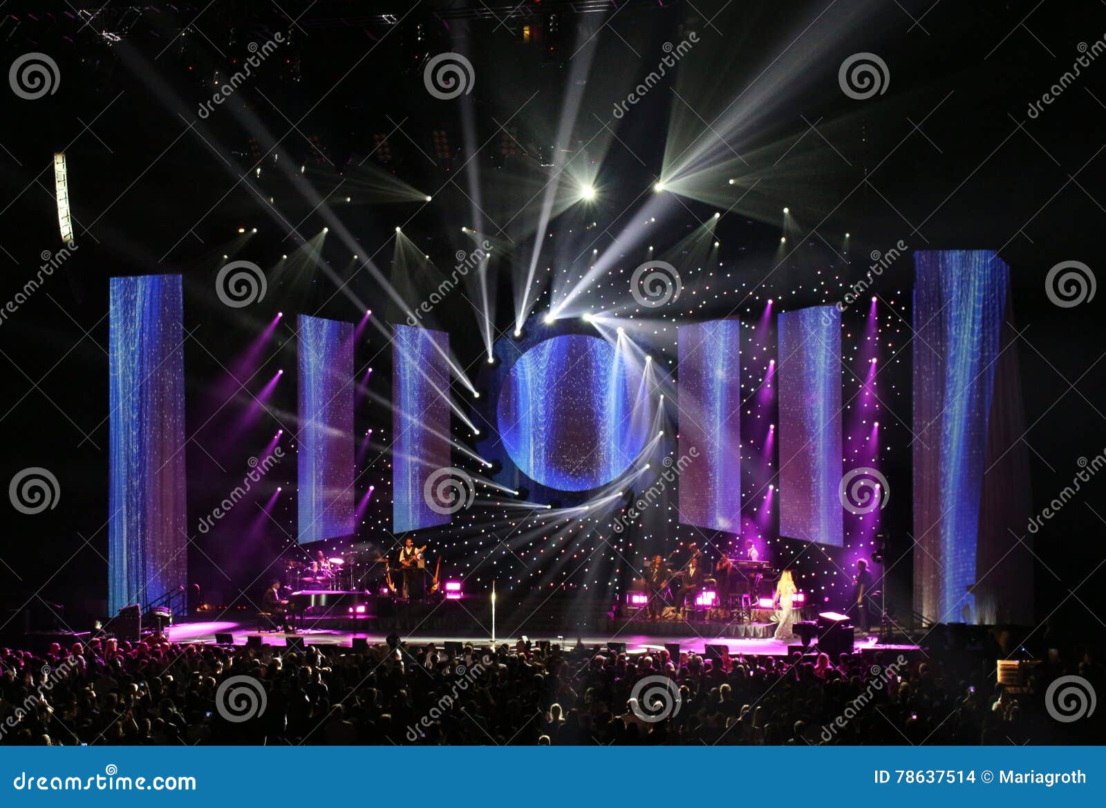 Mariah Carey Ad Ericsson Globe a Stoccolma Immagine Stock Editoriale ...