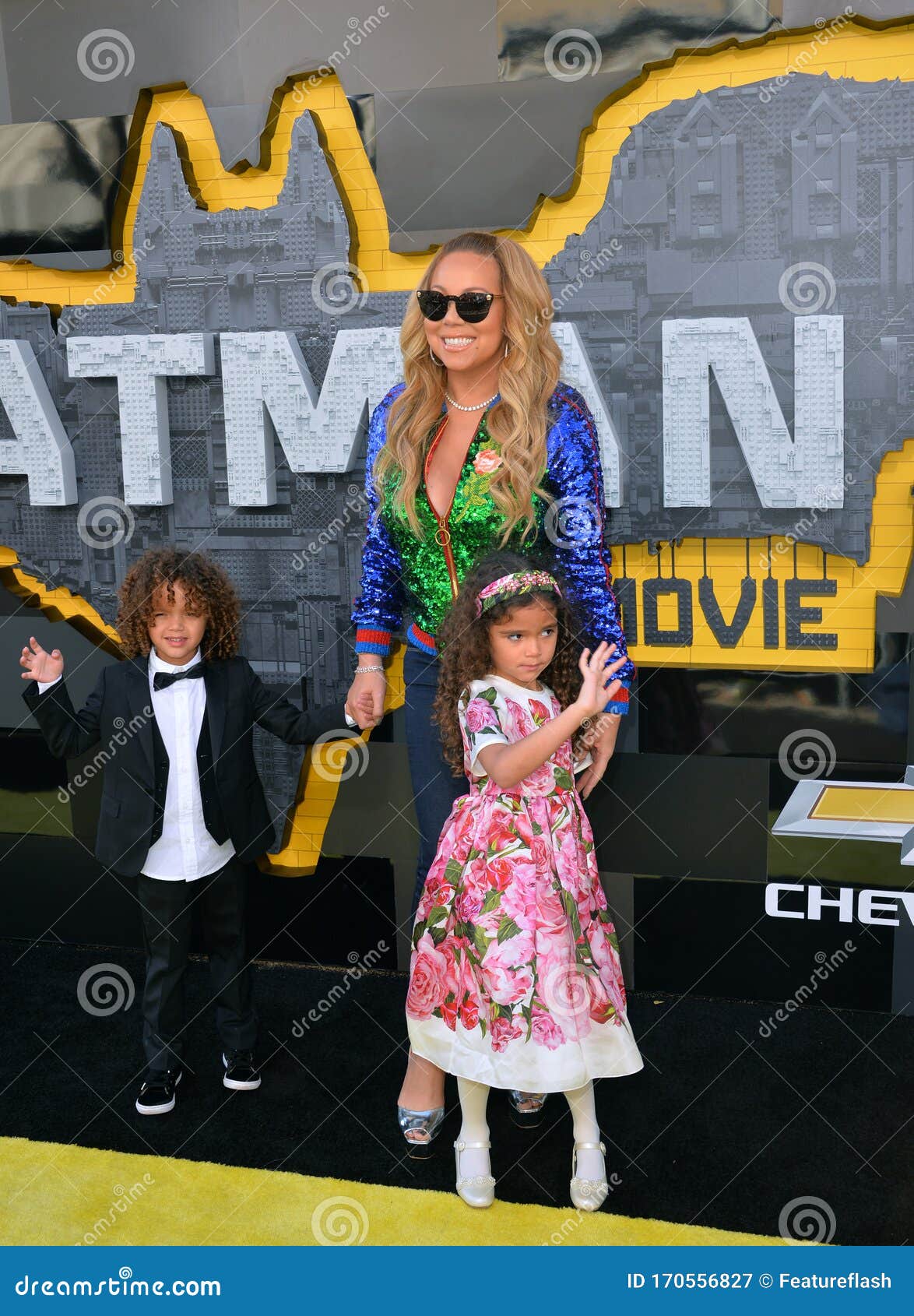 Mariah Carey & Children fotografía editorial. Imagen de amperio - 170556827