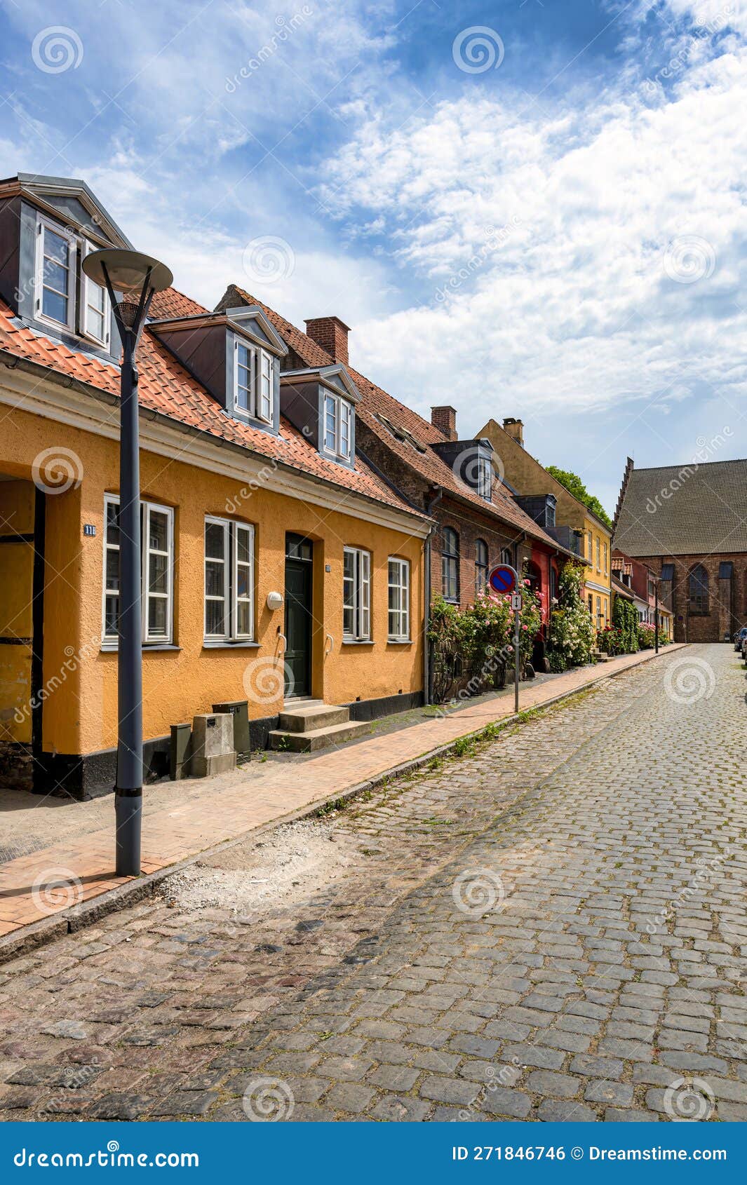 Maribo Street Scene stock photo. Image of house, houses 271846746