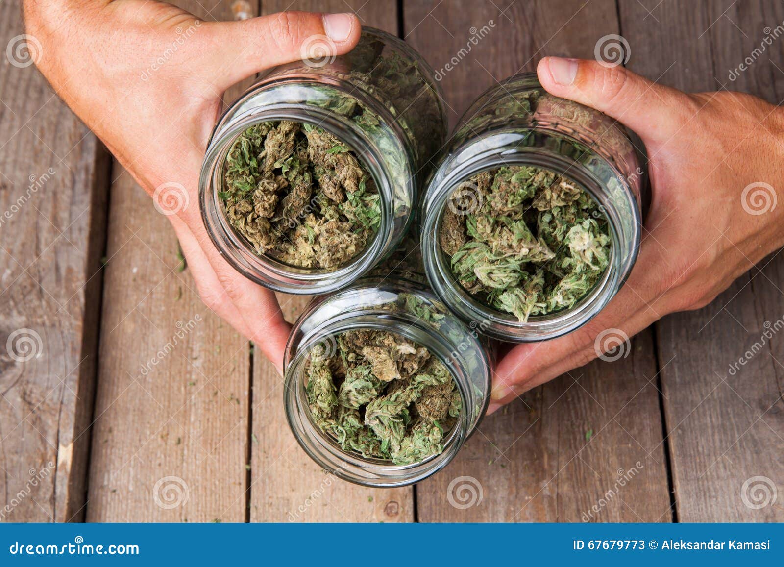 Marijuana Buds in Glass Jars Stock Image Image of medical, abuse