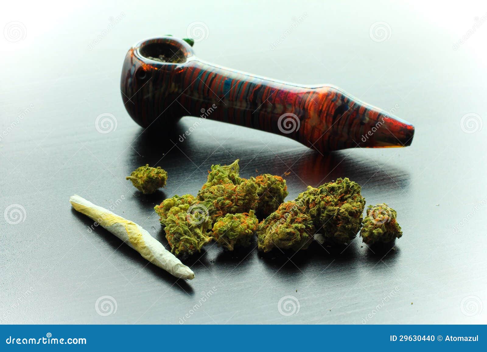 Marijuana Joint and Pipe stock photo. Image of prescription - 29630440