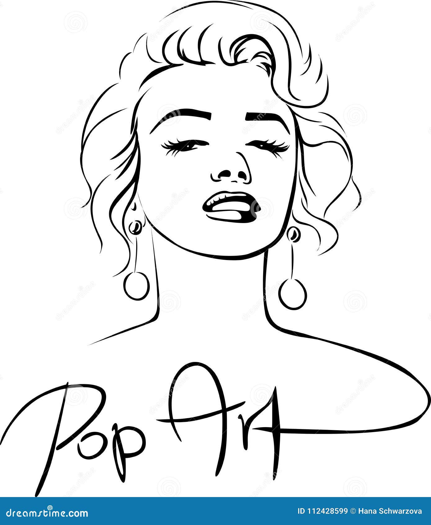 Pop Art Drawing  How To Draw Pop Art Step By Step