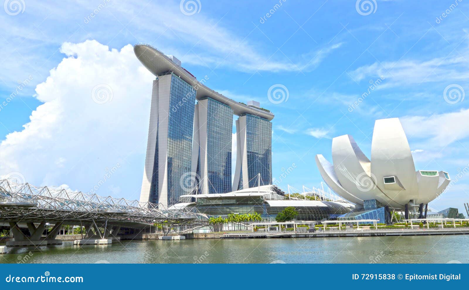 Marina Bay Sands editorial stock photo. Image of singapore - 72915838
