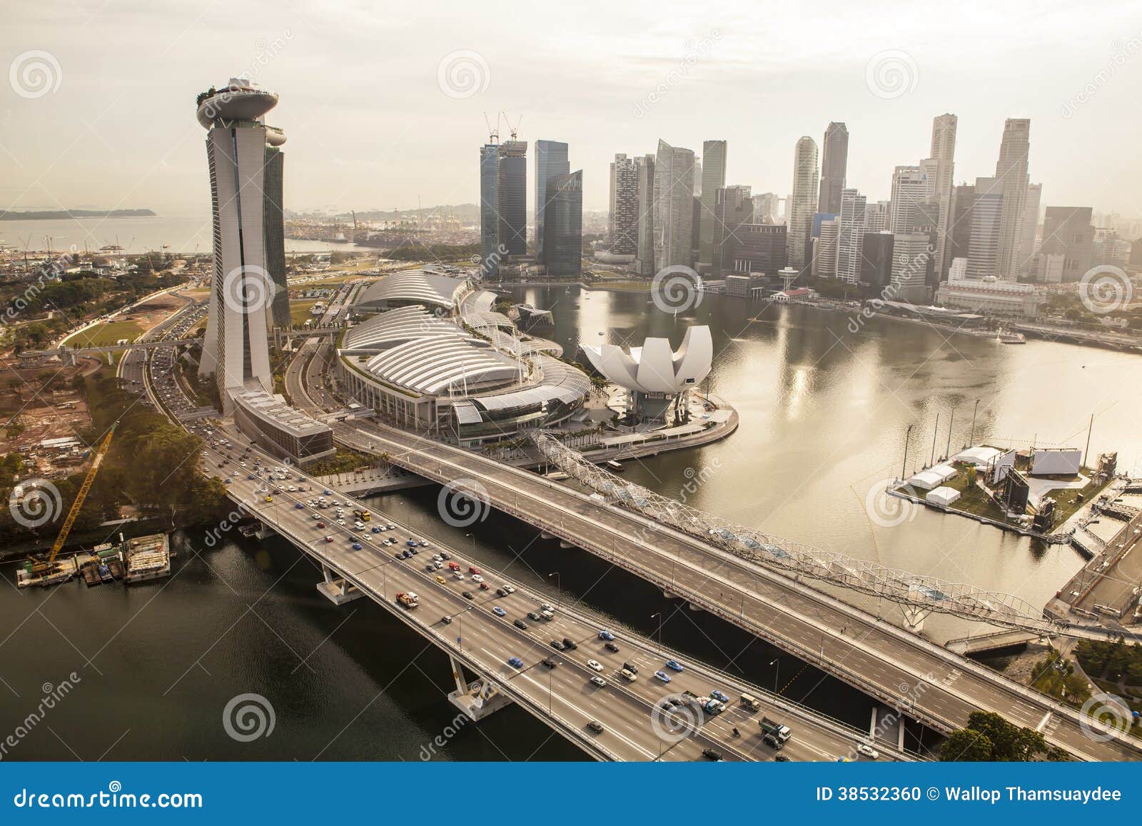 Marina Bay view from Singapore flyer