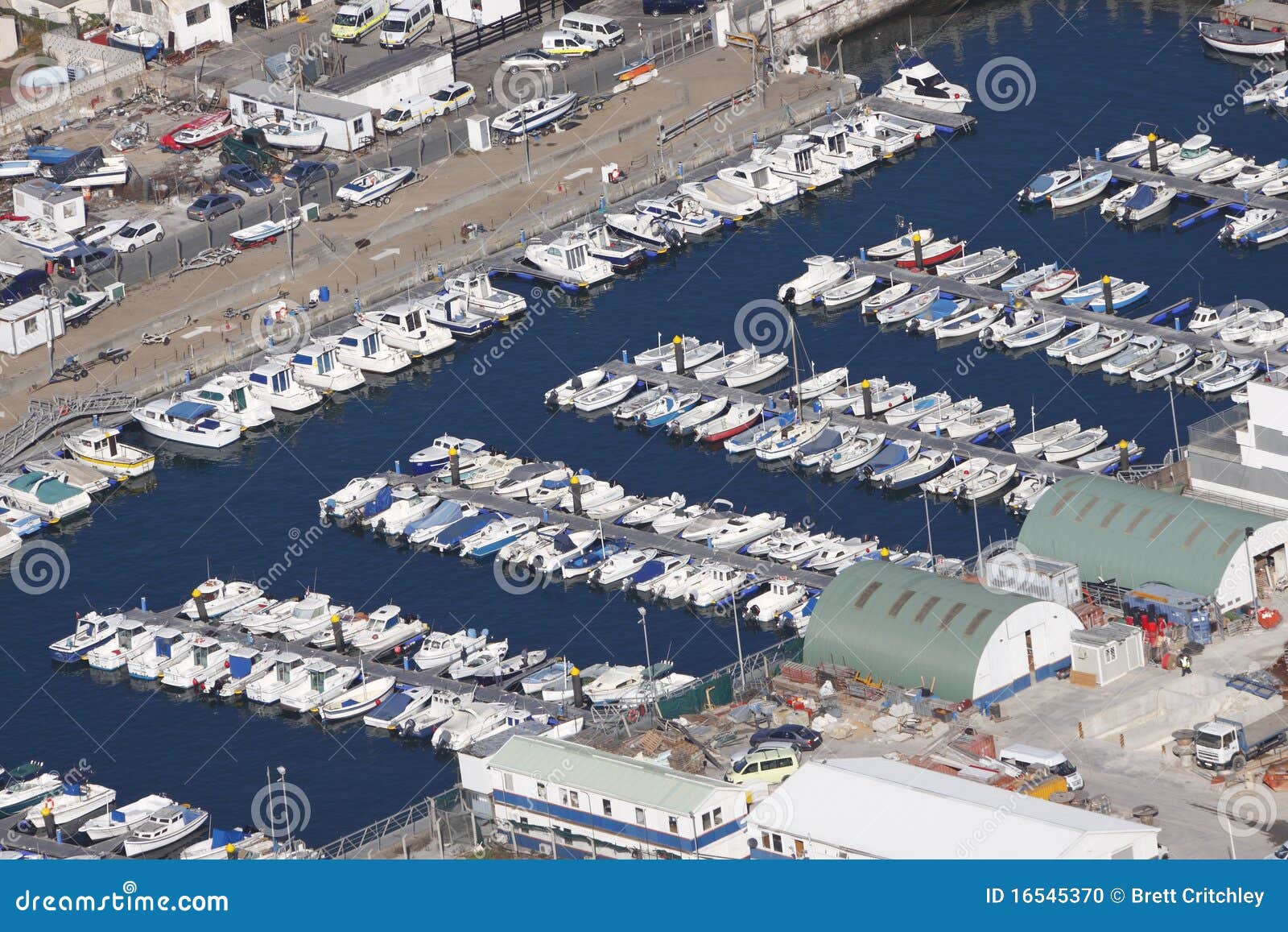 Marina And Dock Yard Gibraltar Stock Photo Image of harbor, scenic