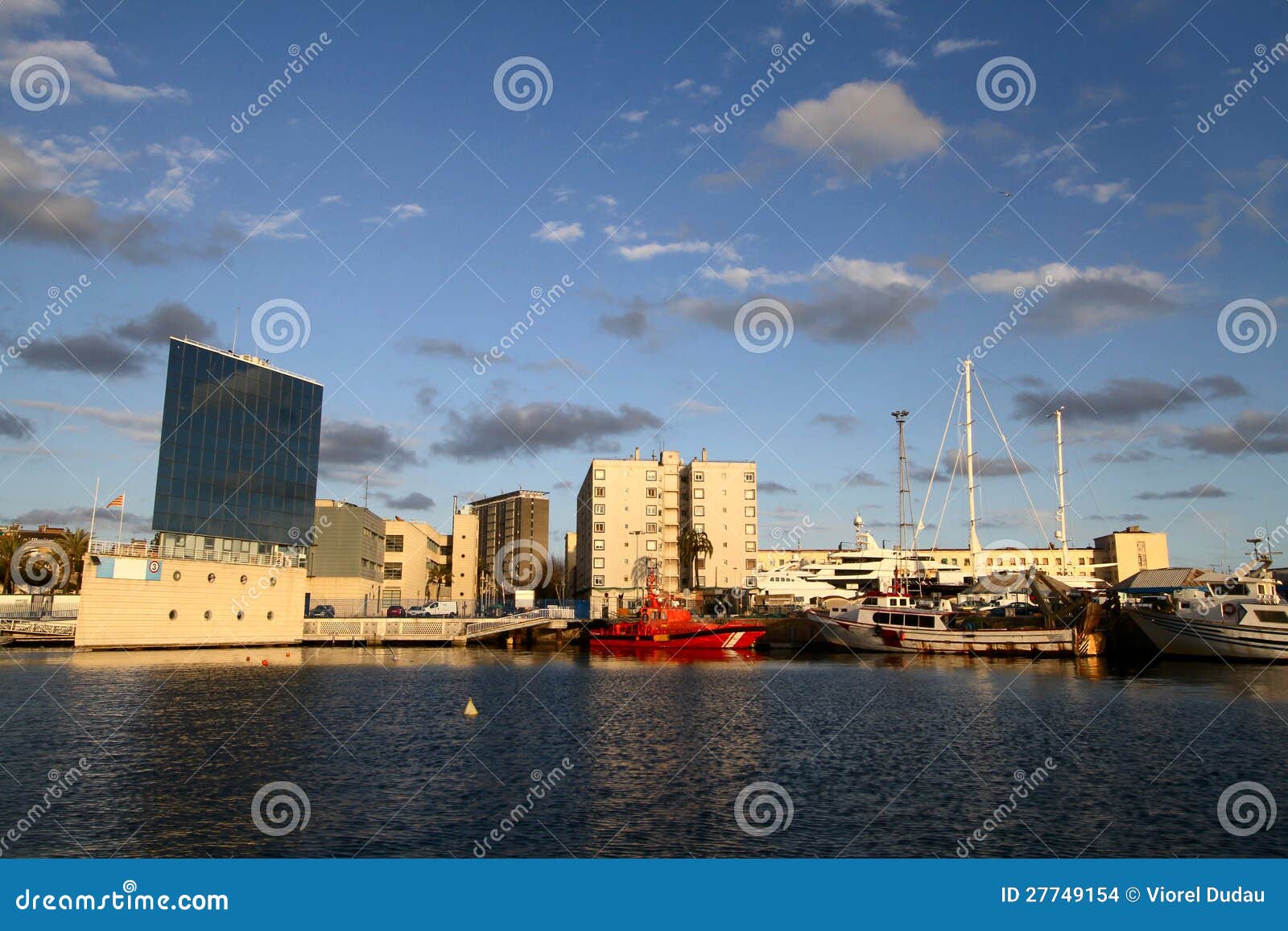 marina port vell in barcelona