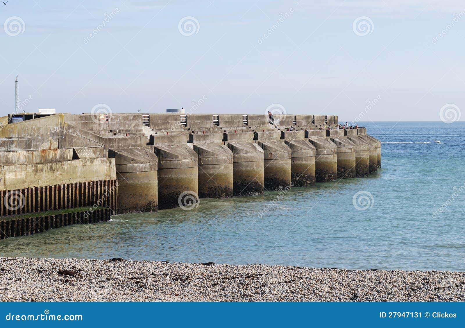 Marina Sea Wall at Brighton. England Stock Image Image of seawall