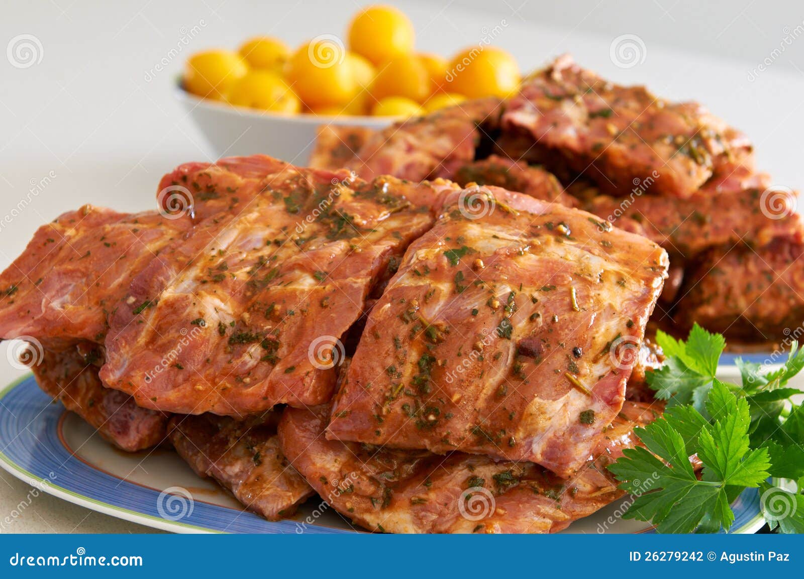 Marinade ribs stock photo. Image of calories, diet, appetizer 26279242