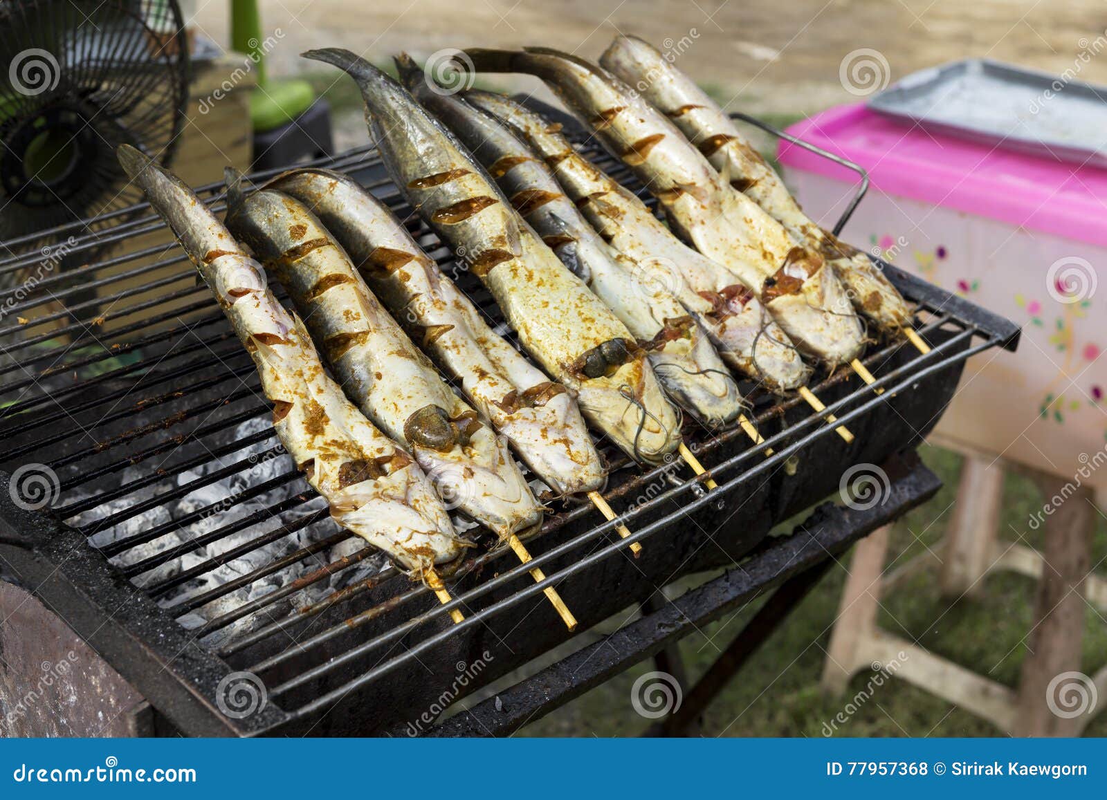 Marinate Catfish on the Grill Stock Photo Image of catfish, meat