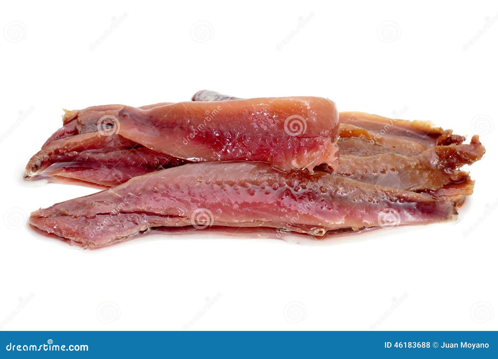 Marinated anchovy fillets stock photo. Image of fish 46183688