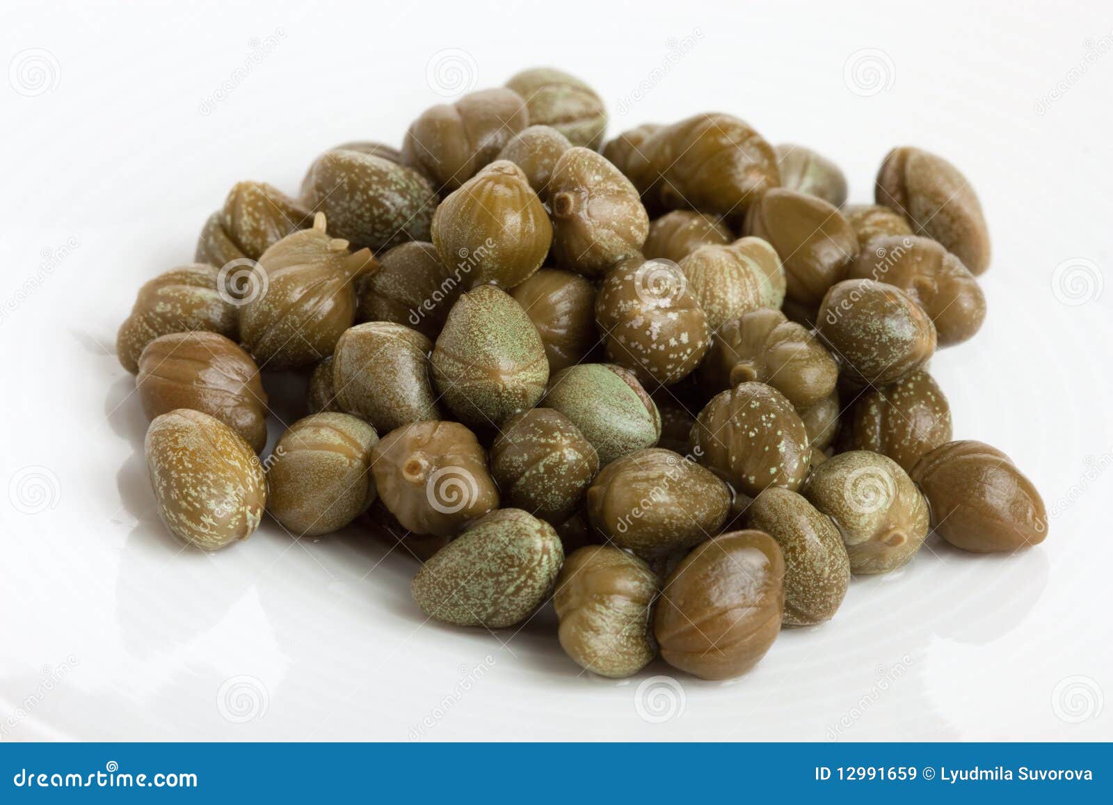 Marinated capers stock image. Image of salty, conserved 12991659