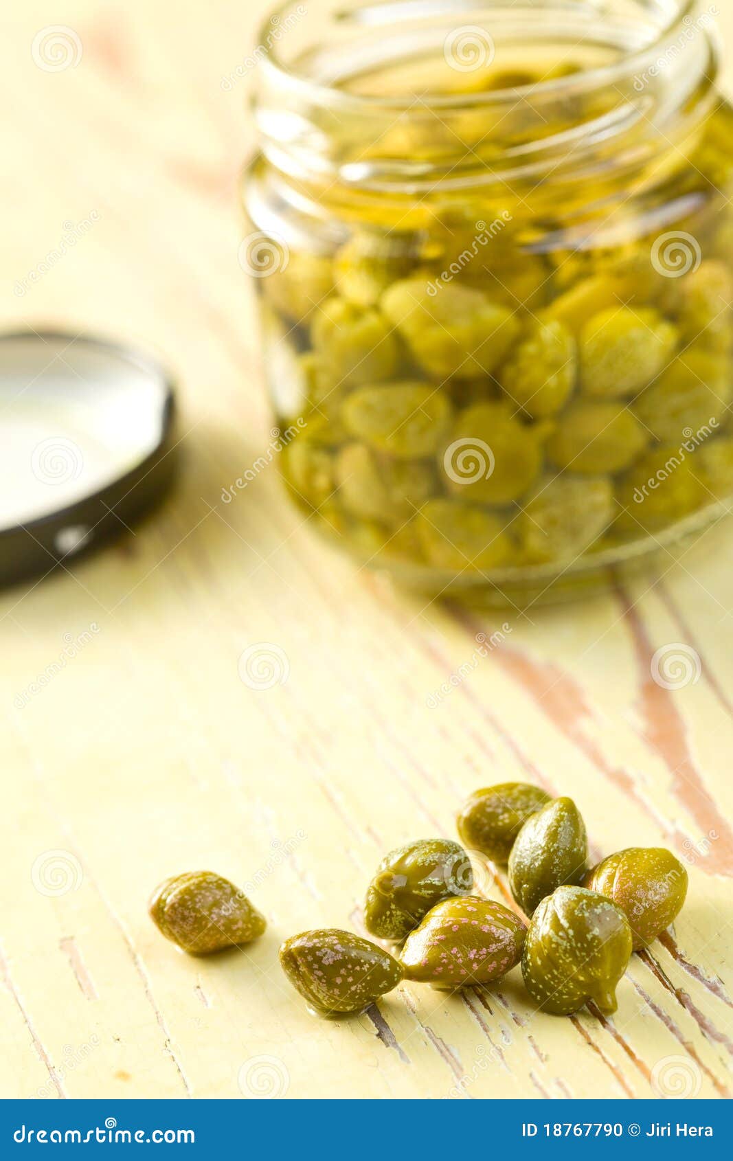 Marinated capers stock photo. Image of cooking, spices 18767790