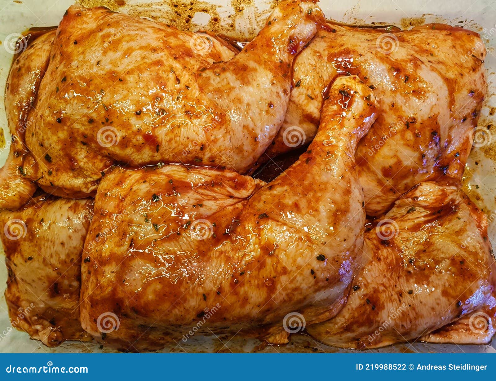Marinated Chicken Drumsticks Stock Photo Image of legs, dinner 219988522