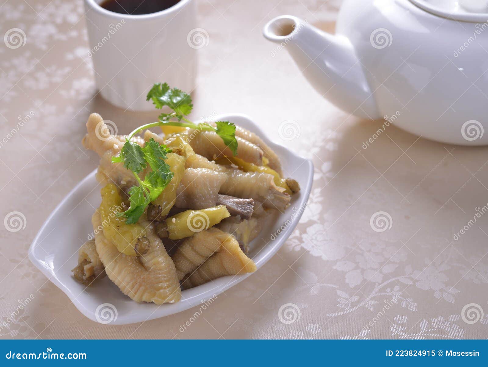 Marinated Chicken Feet Dim Sum Stock Image Image of food, traditional