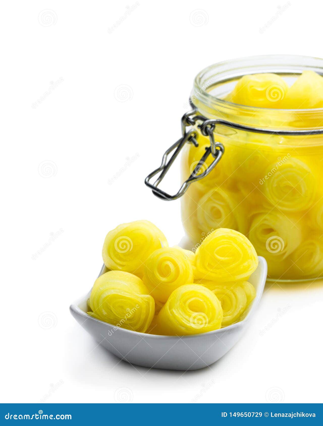 Marinated Daikon Isolated on White Stock Image Image of healthy