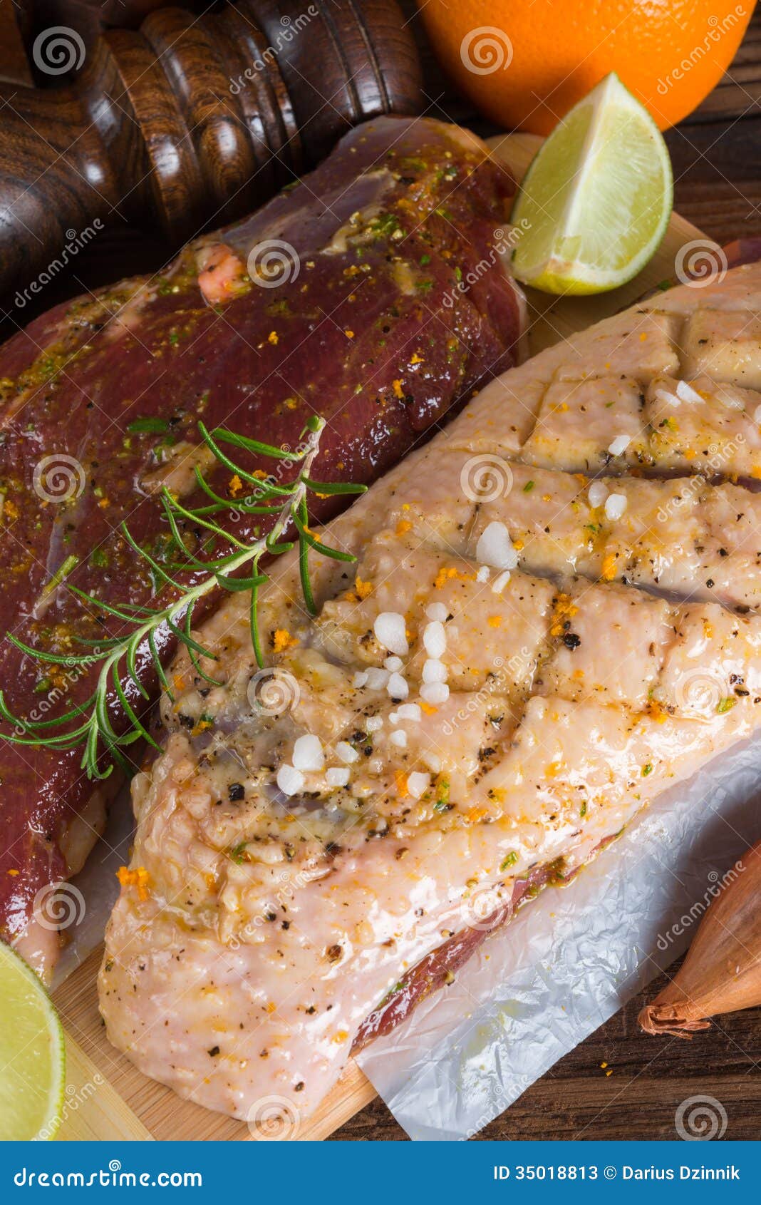 Marinated duck breast stock image. Image of gourmet, celebration 35018813