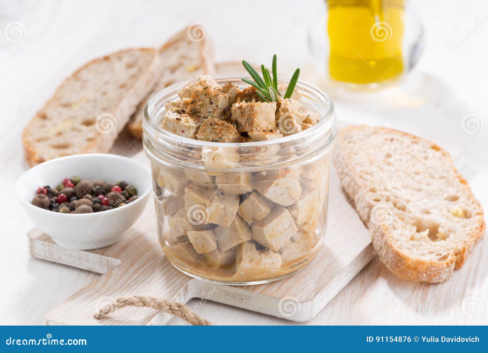 Marinated Feta in a Glass Jar Stock Photo Image of greek, cuisine