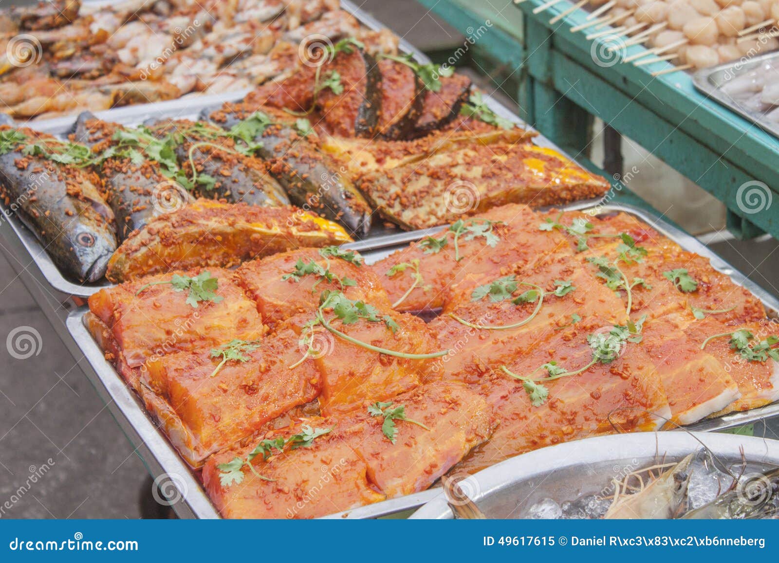 Marinated fish stock image. Image of marinated, smoked 49617615