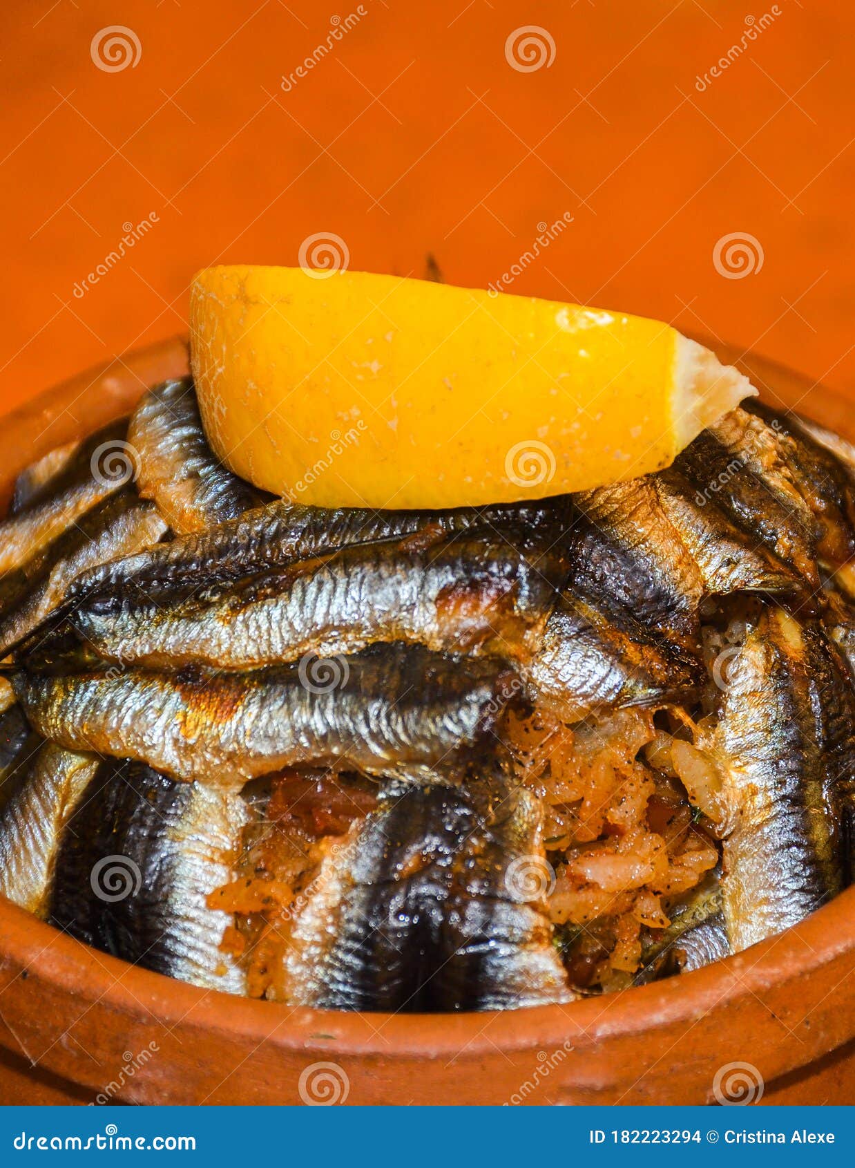 Gutted Bluefish RoyaltyFree Stock Photography