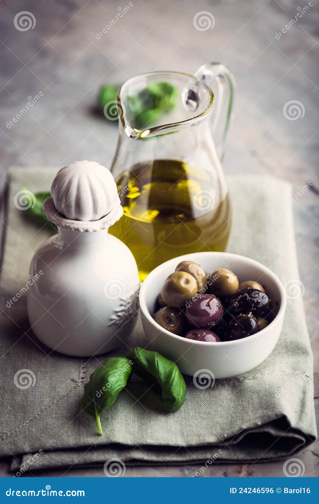 Marinated Olives and Olive Oil Stock Photo Image of close, cuisine