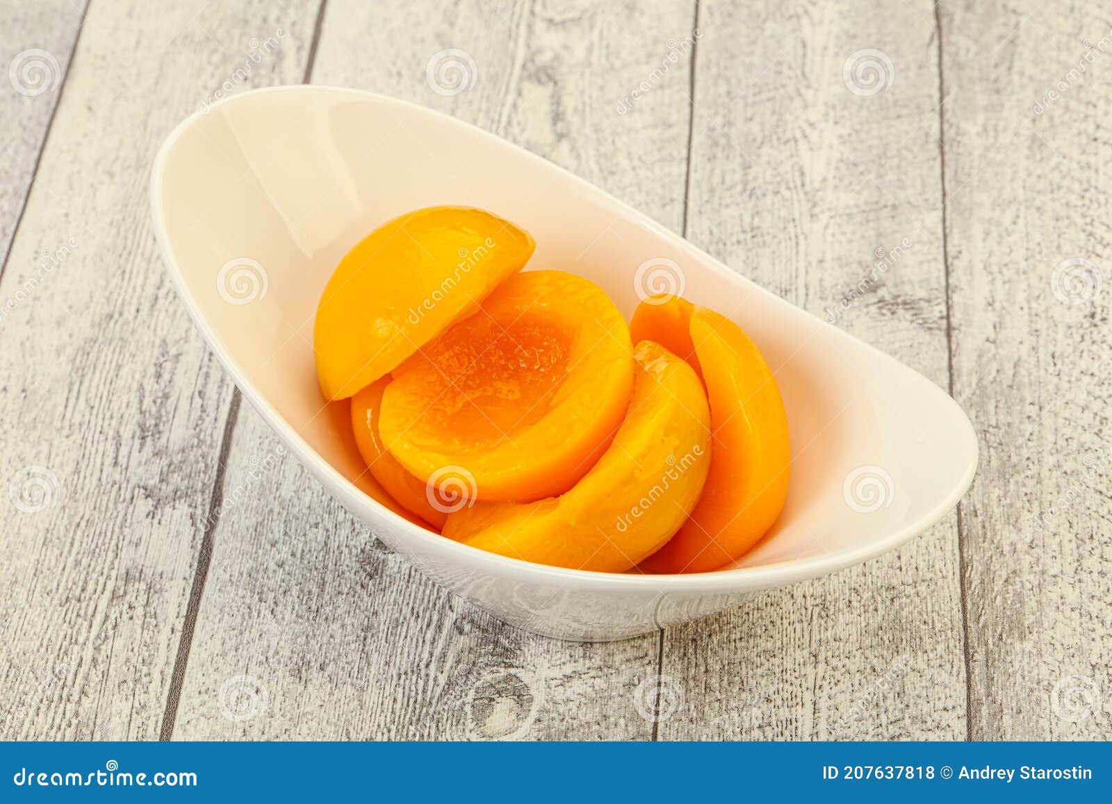 Marinated Peaches Fruit in the Bowl Stock Photo Image of juicy