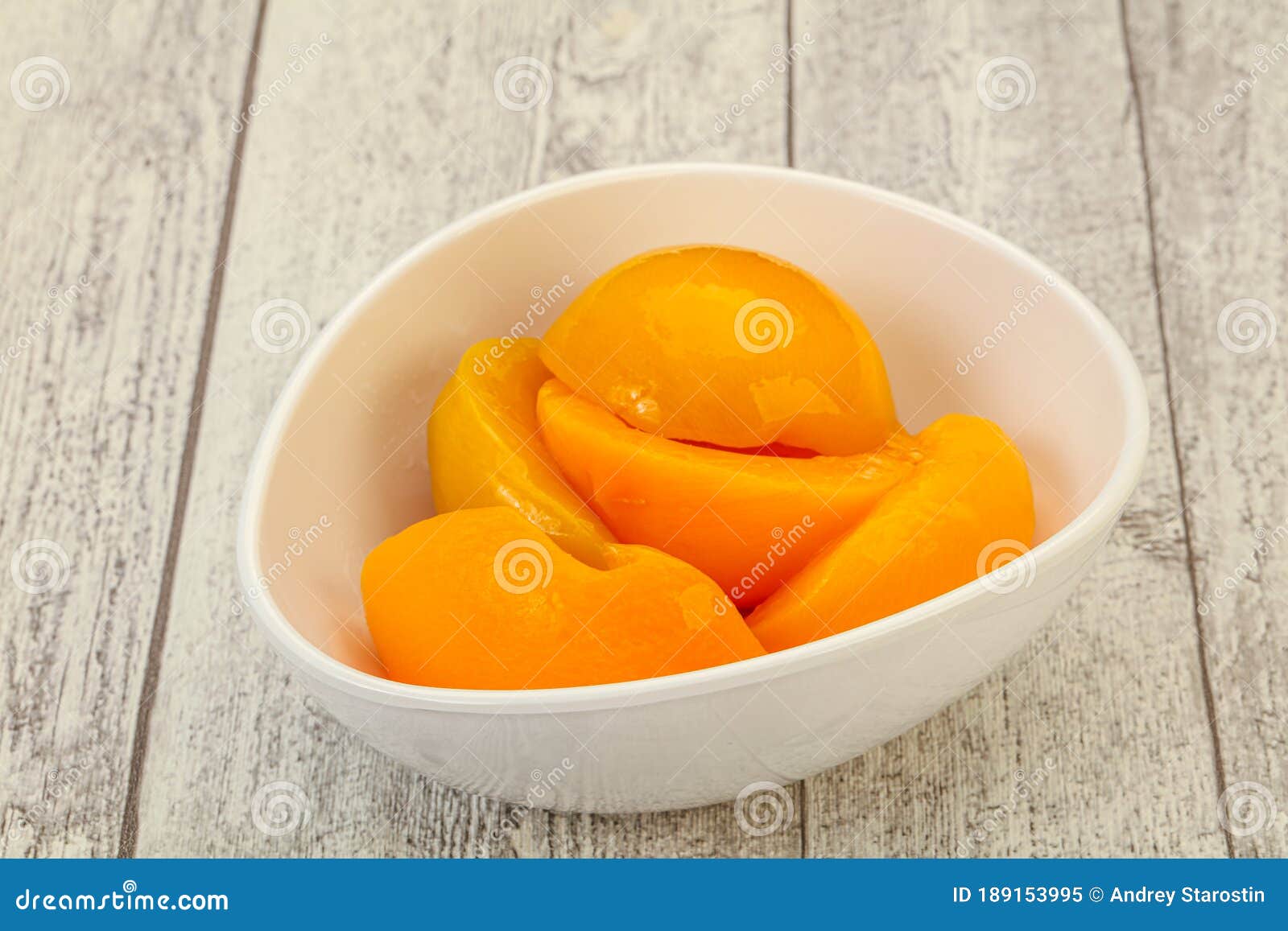 Marinated Peaches Fruit in the Bowl Stock Image Image of organic