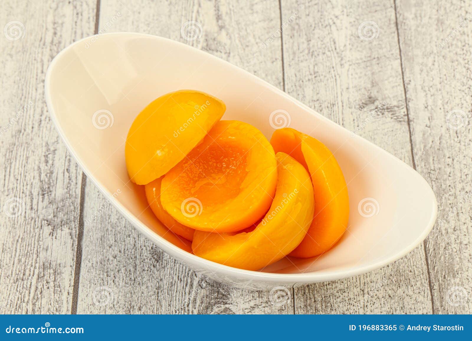 Marinated Peaches Fruit in the Bowl Stock Image Image of sweet