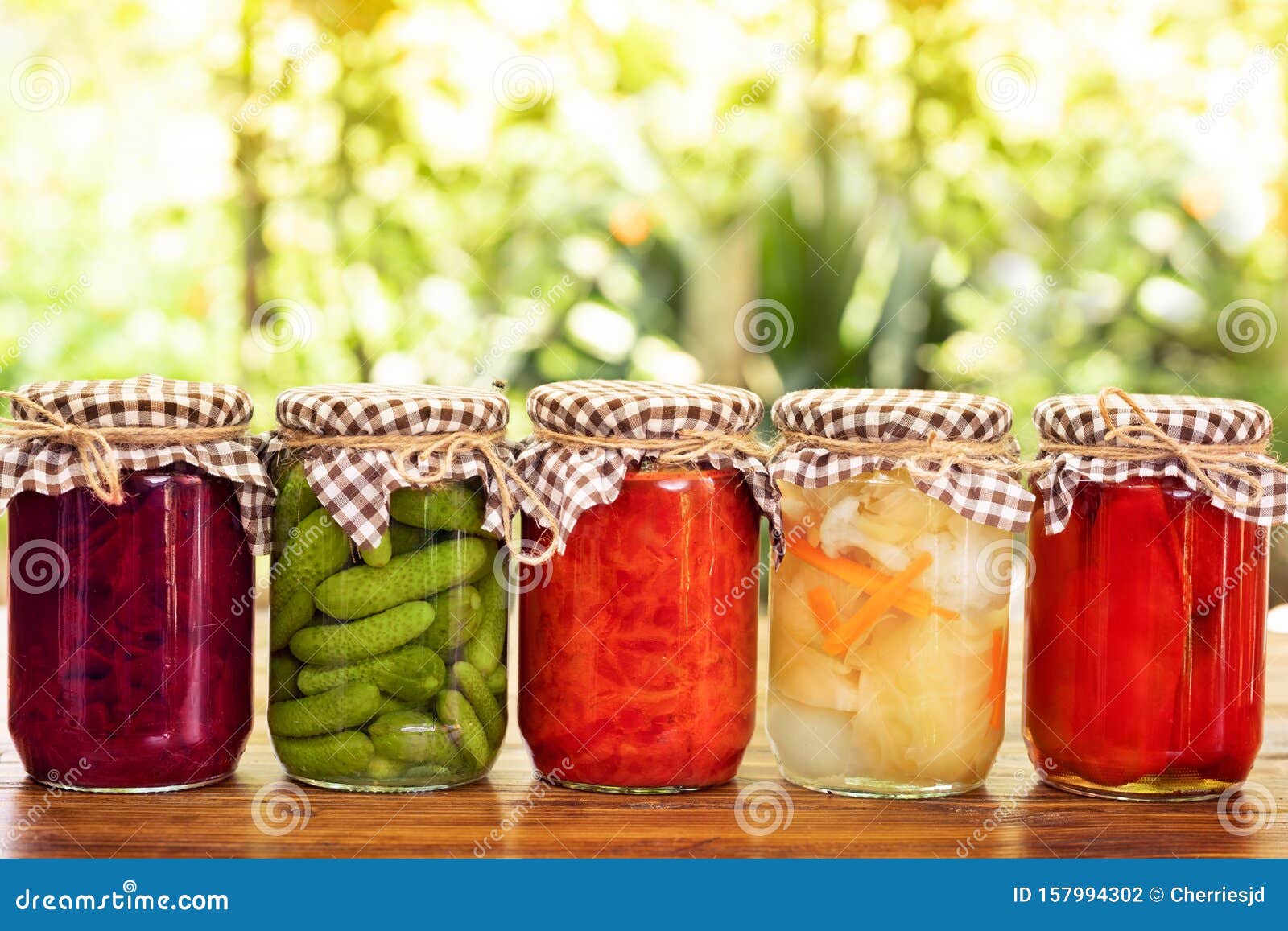 marinated pickled and fermented vegetables