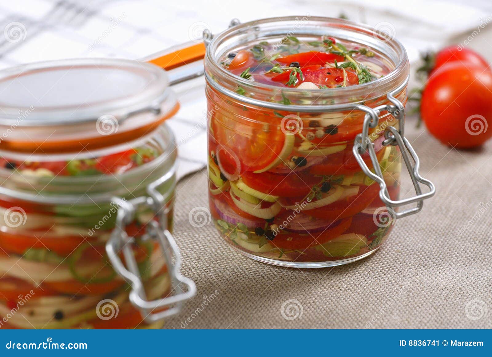 Marinated vegetables stock image. Image of pickle, homemade 8836741