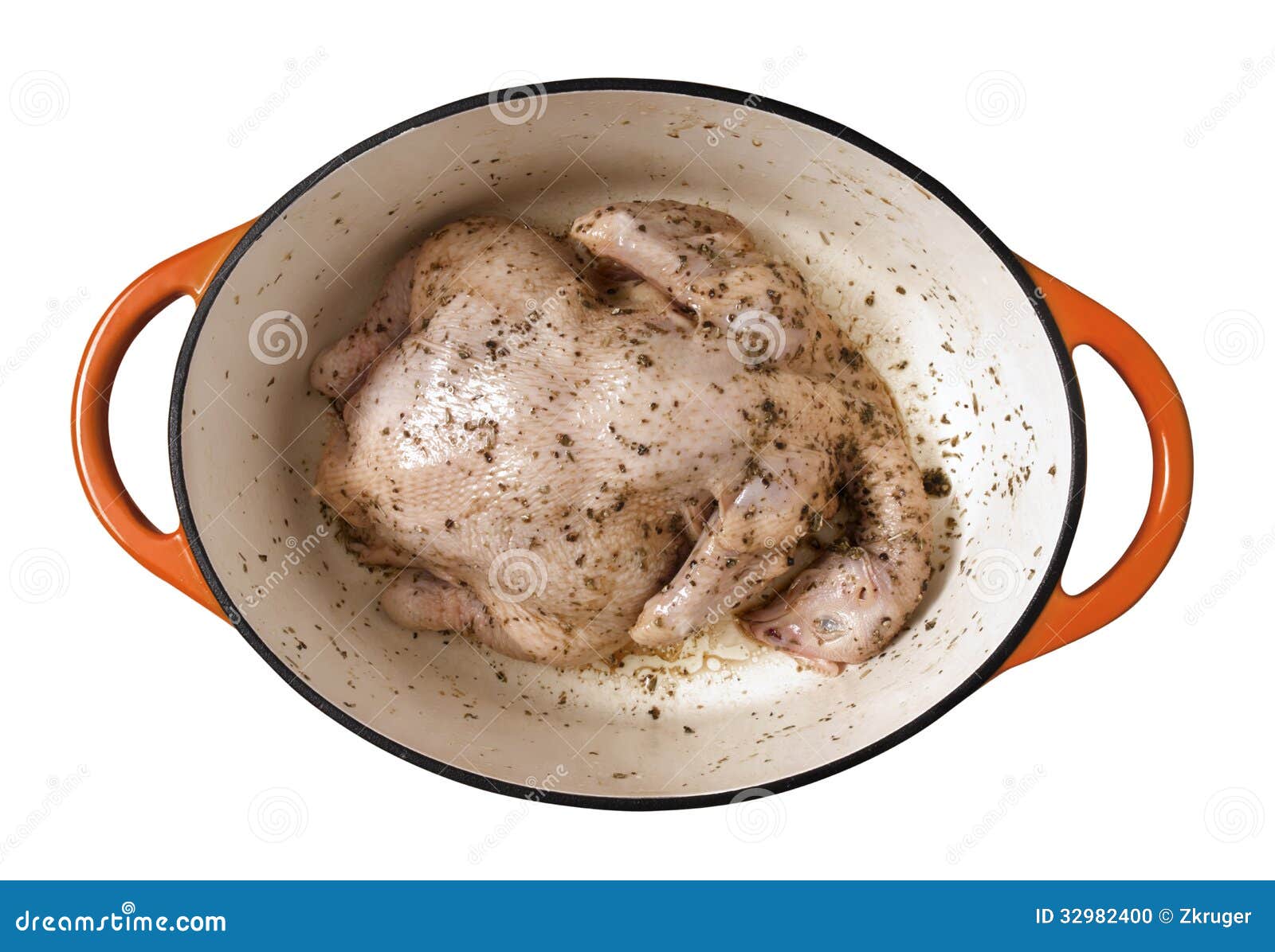 Marinated whole chicken stock photo. Image of background 32982400