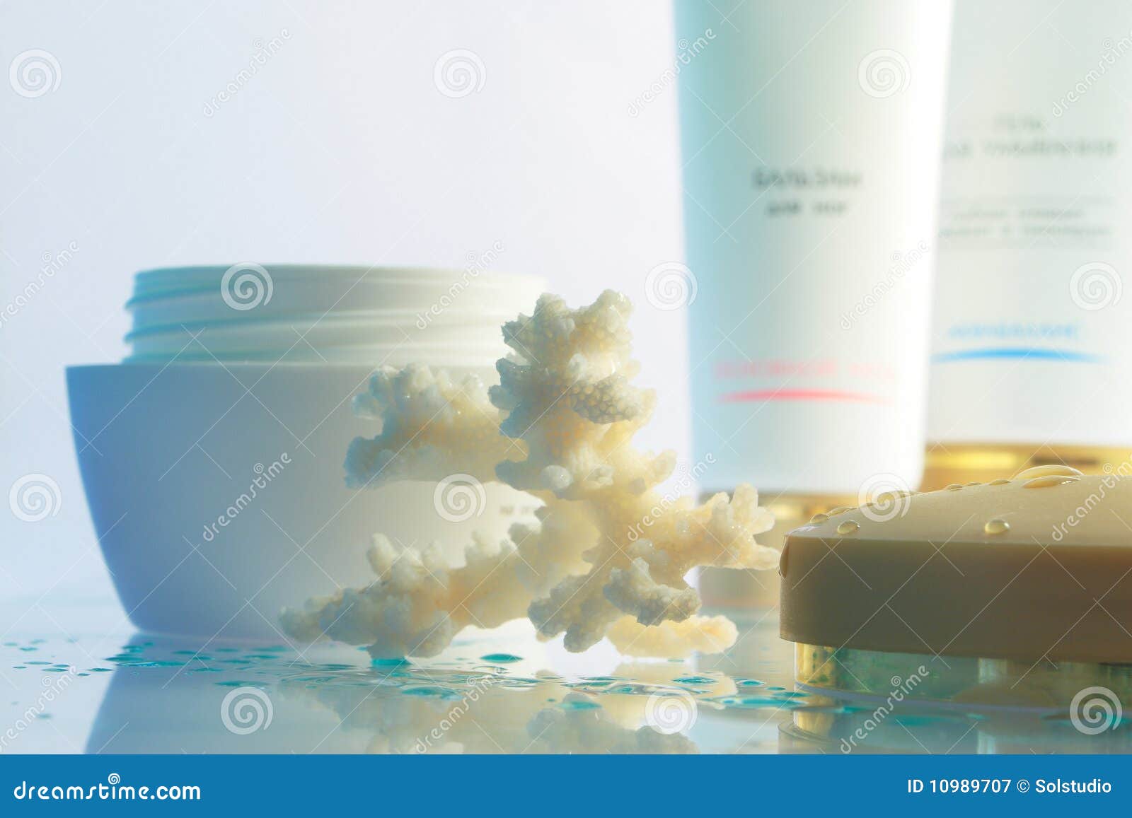 Marine cream 1 stock image. Image of nature, beauty, drops 10989707